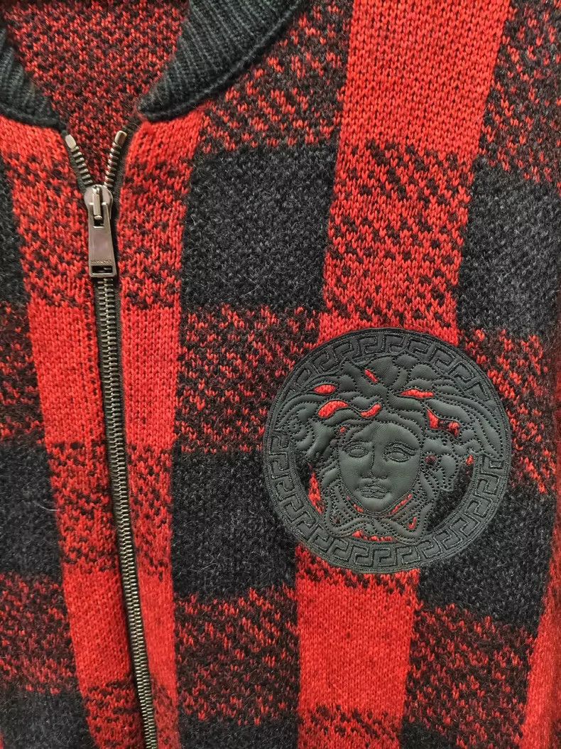 Versace Versace Autumn-winter wool sweater men's coat Size US XL / EU 56 / 4 - 3 Thumbnail