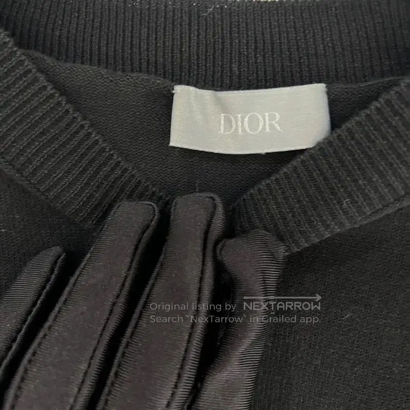Dior Dior Black Cotton Women's T. Size L / US 10 / IT 46 - 4 Thumbnail