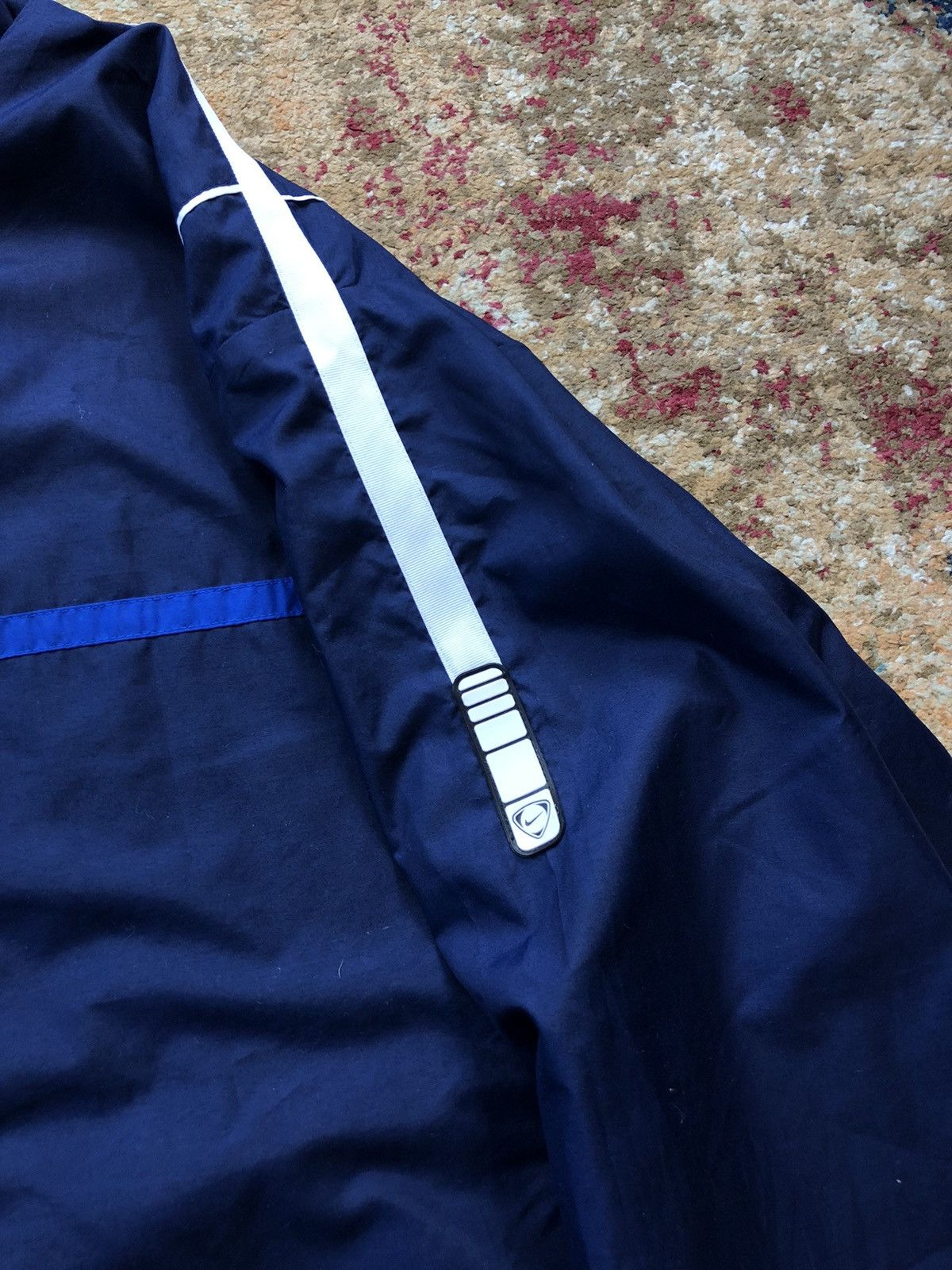 Nike × Vintage 🦕 90’s NIKE TEAM SWOOSH LOGO RETRO Y2K TRACK JACKET Size US XL / EU 56 / 4 - 4 Thumbnail