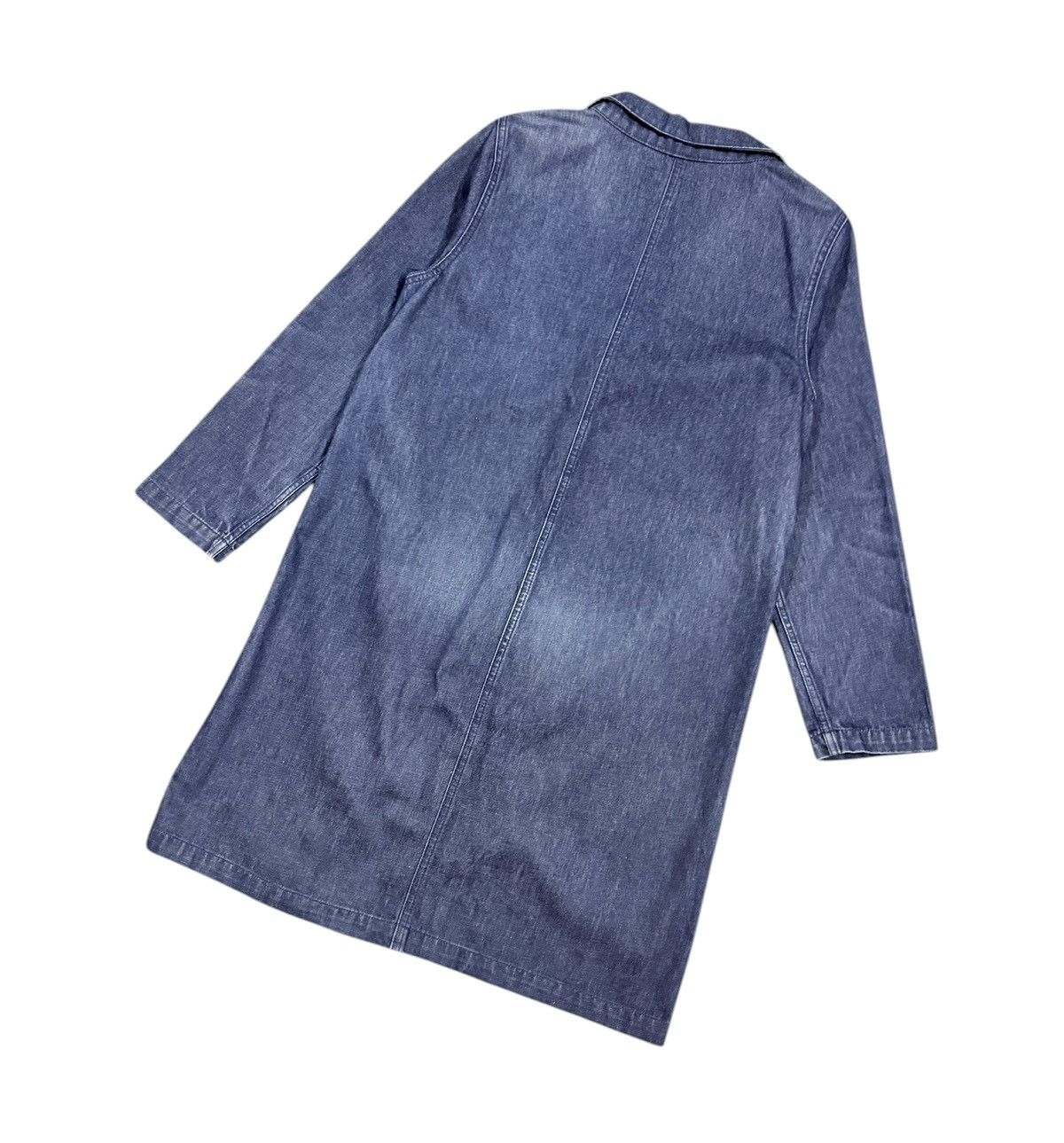 If Six Was Nine Vtg🔥Archives Japanese Indigo Denim Longcoat Jacket Size US M / EU 48-50 / 2 - 15 Thumbnail