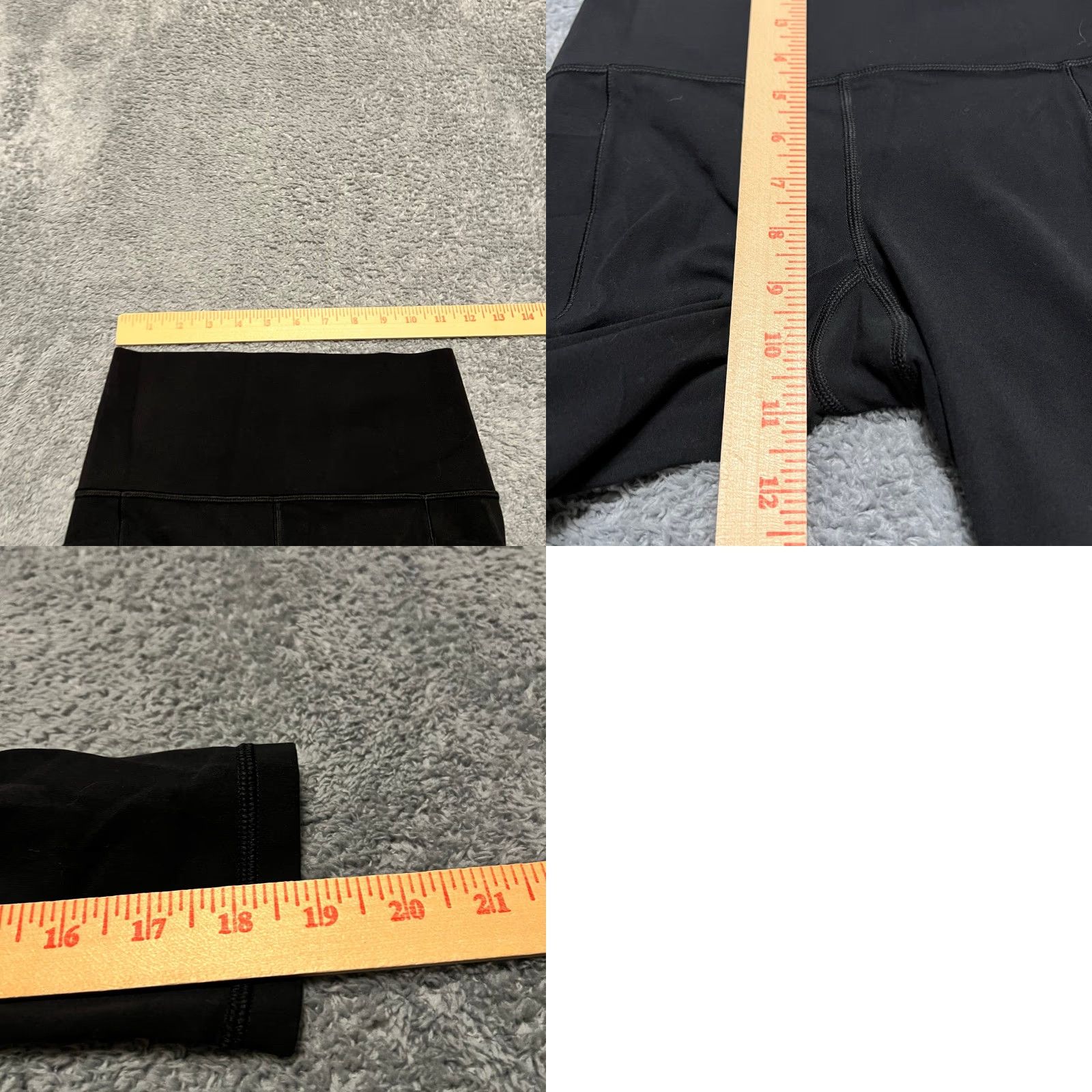 Athleta Athleta Leggings Womens XS Black Cropped Salutation Stash Pocket Size 26" / US 2 / IT 38 - 8 Thumbnail