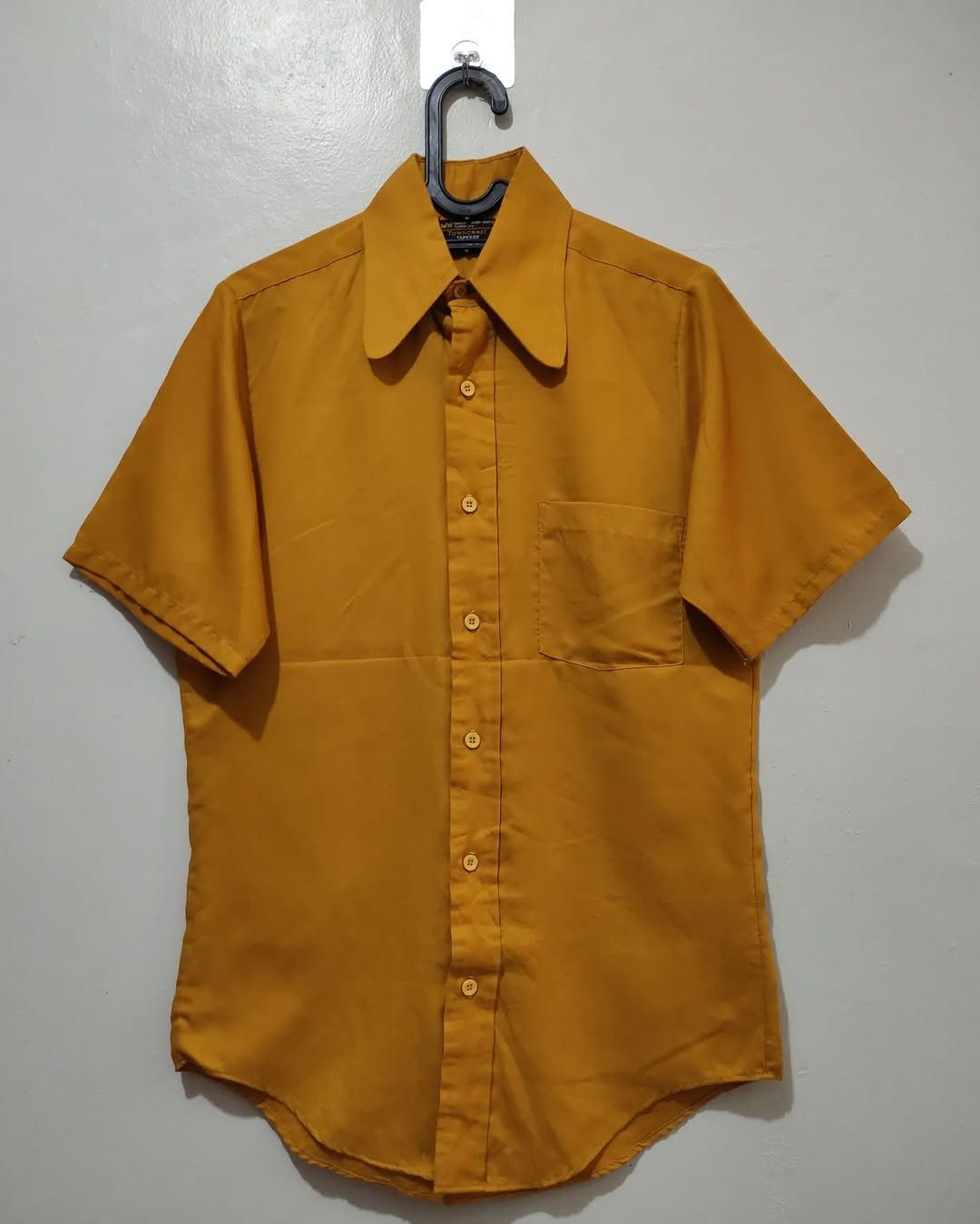 Towncraft 70s Towncraft Mustard Tapered Vintage shirt Size US M / EU 48-50 / 2 - 1 Thumbnail