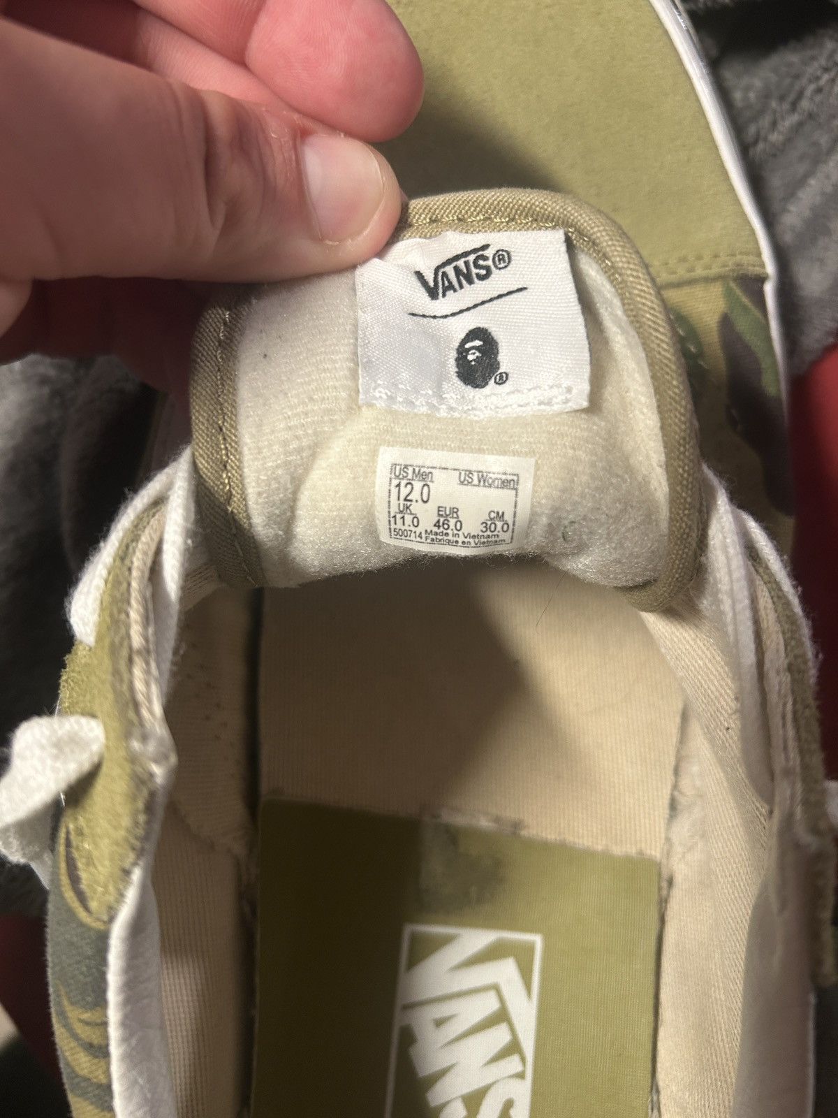Bape × Vans Bape vans 2022 Size US 12 / EU 45 - 9 Thumbnail