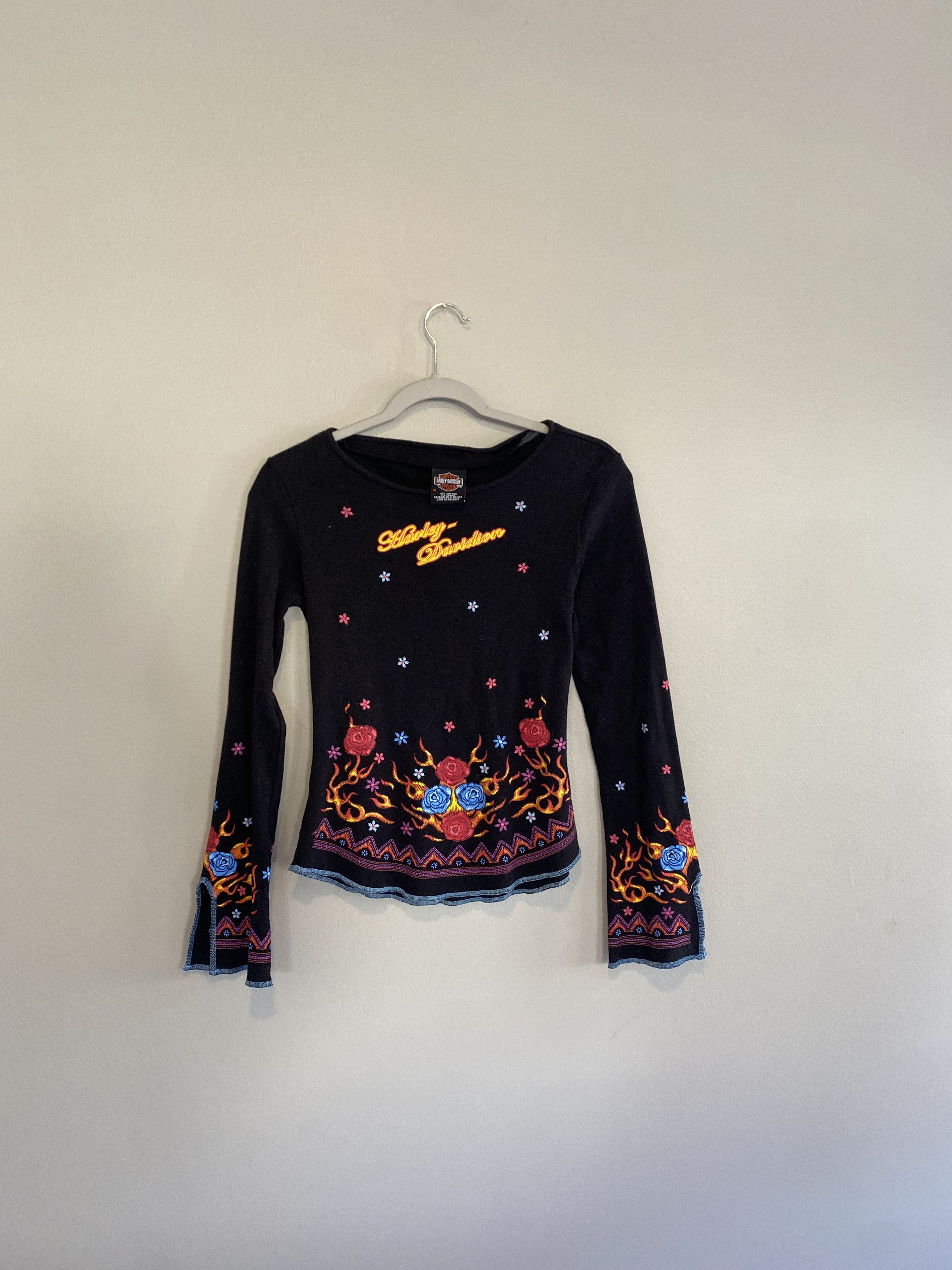 Harley Davidson Vintage Harley Davidson Top x VERY RARE Size M / US 6-8 / IT 42-44 - 1 Thumbnail