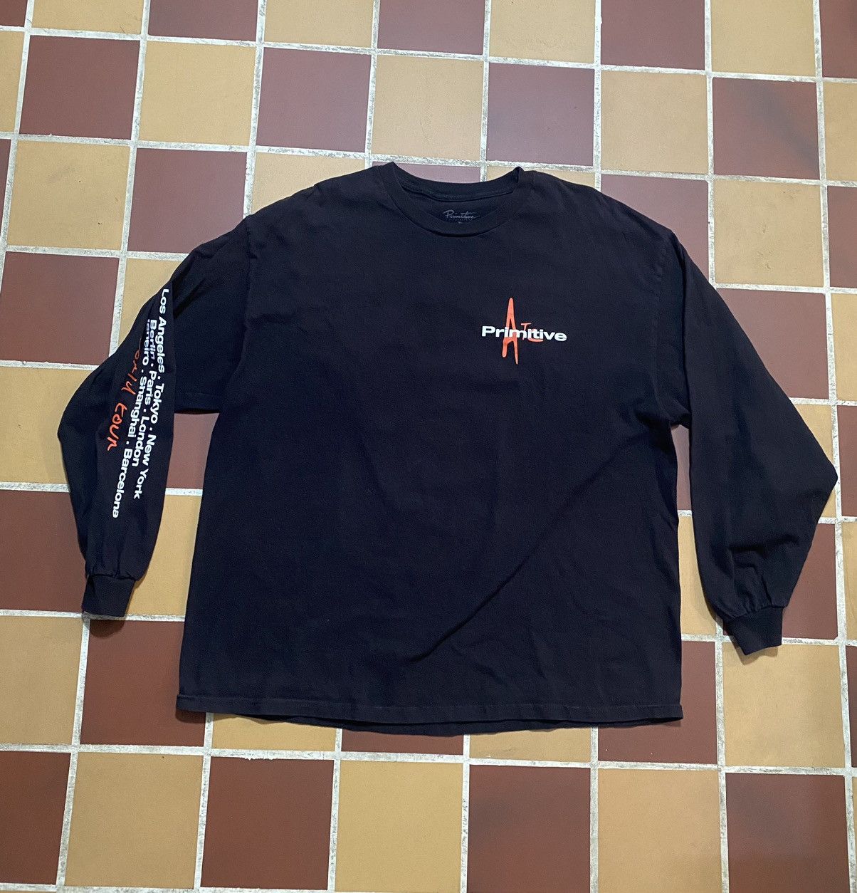 Primitive Primitive Above The Clouds Skate Long Sleeve Shirt Size US XXL / EU 58 / 5 - 2 Thumbnail
