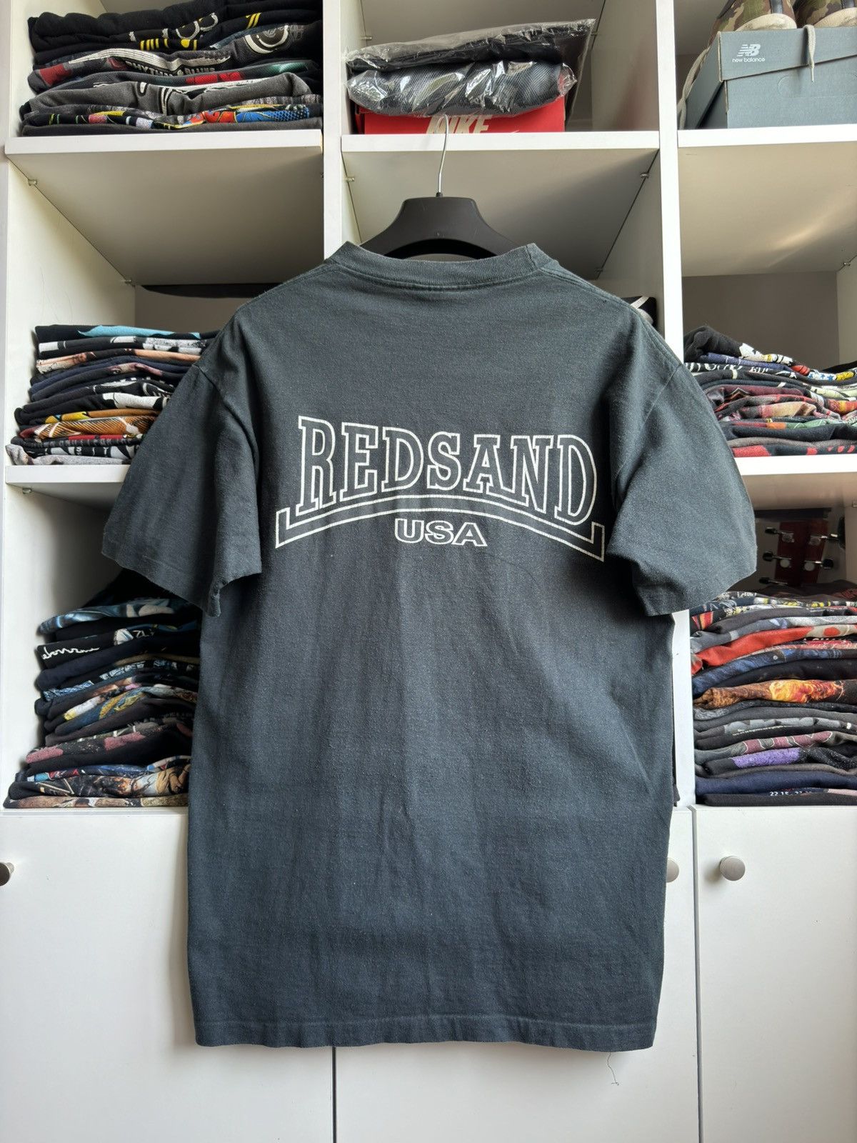 Vintage Vintage 90s Redsand USA SINGLE STITCHING TEE Size US M / EU 48-50 / 2 - 1 Thumbnail