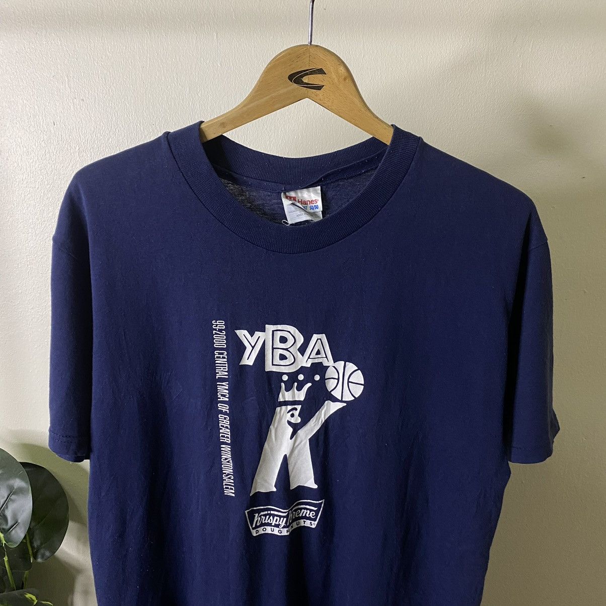 NBA Vintage 1990s YBA NBA Players YMCA Winston Salem Tee Size US M / EU 48-50 / 2 - 2 Thumbnail