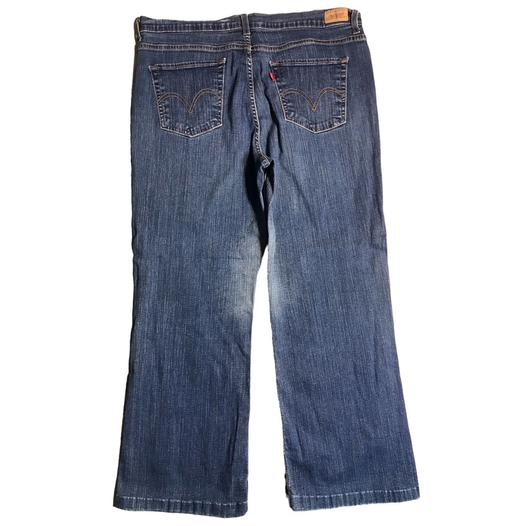 Levi's VINTAGE Levi's 512 Jeans Womens Regular Slim Straight 18 Inseam 26 Blue Denim 100% Cotton Bohemian 80s 90s Classic Hemmed Size 40" / US 18 - 2 Thumbnail