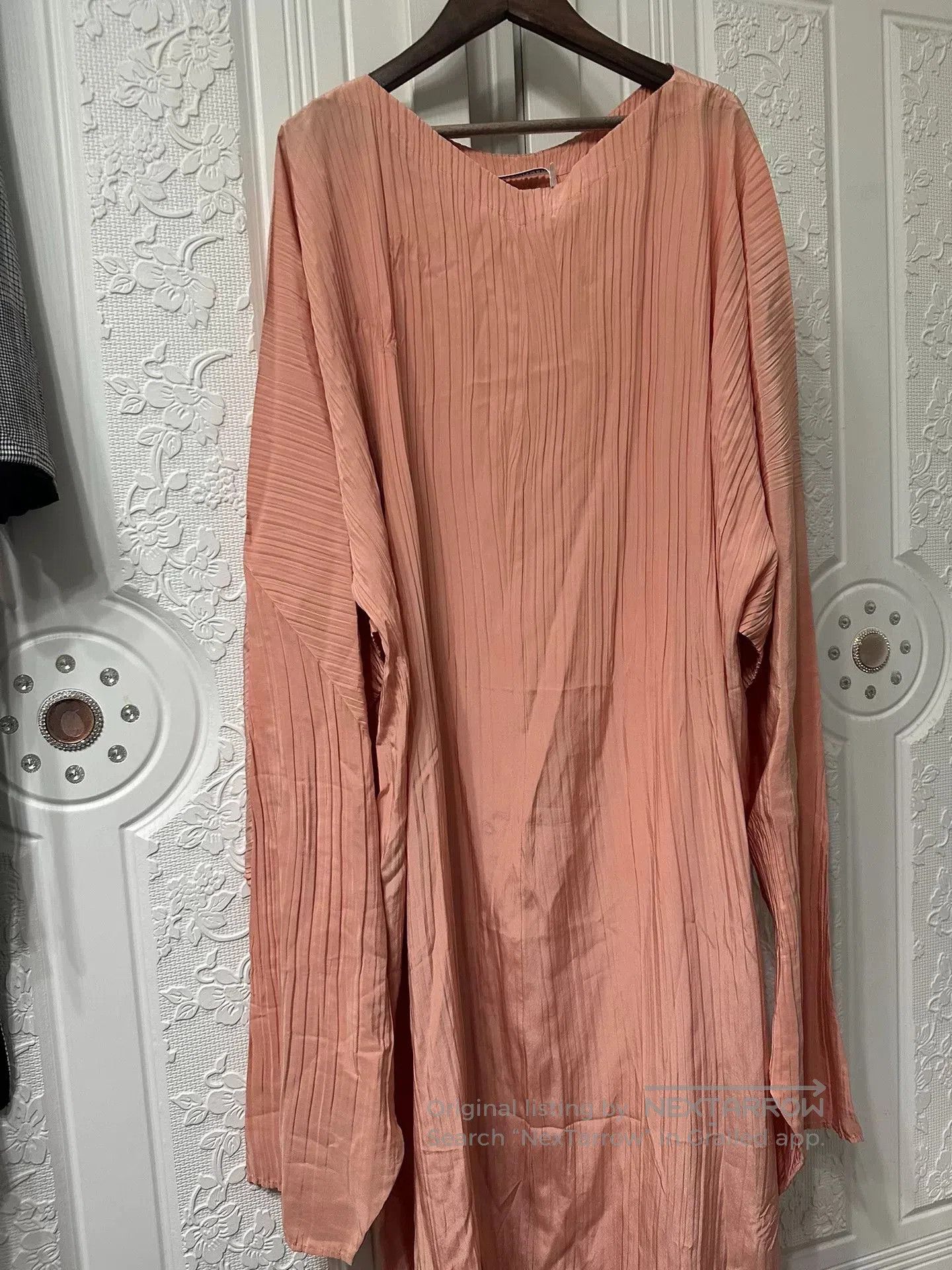 Jil Sander Jil Sander Long Pink Dress Robe. Size L / US 10 / IT 46 - 2 Thumbnail