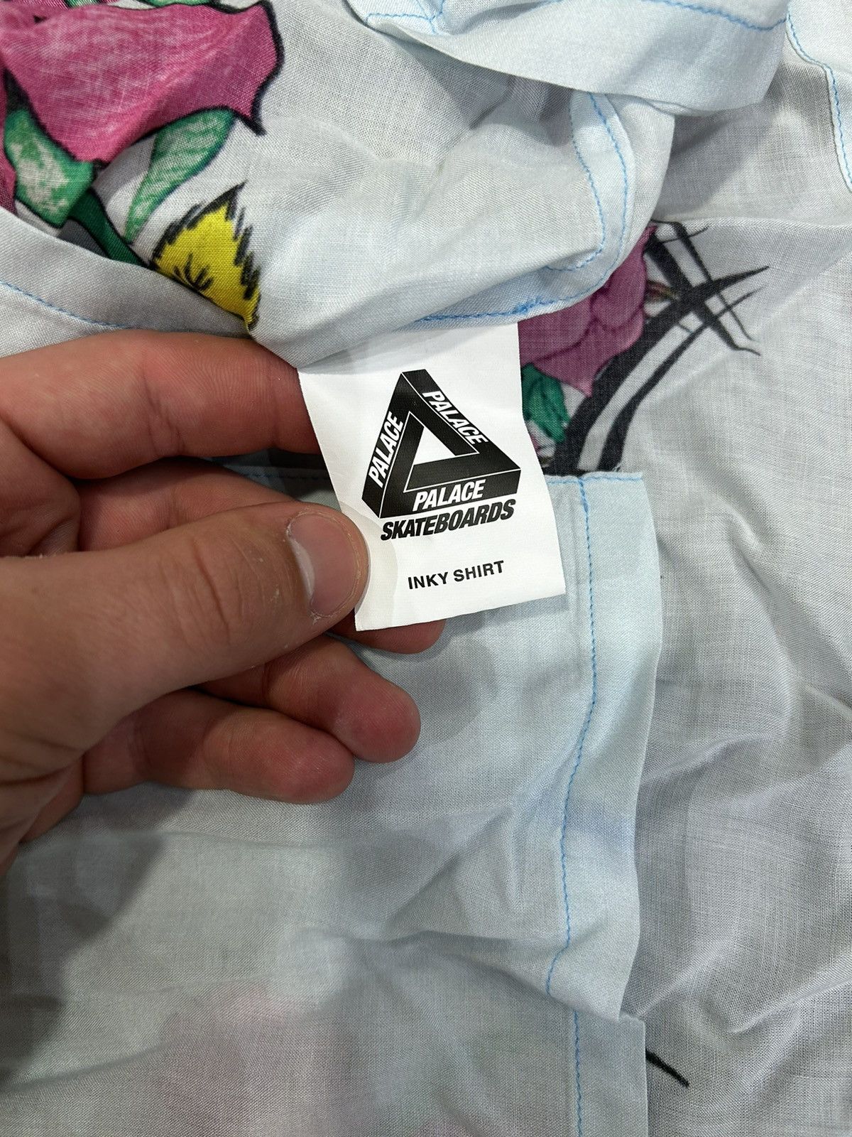 Palace Palace Inky Button Up Shirt Size US XL / EU 56 / 4 - 4 Thumbnail