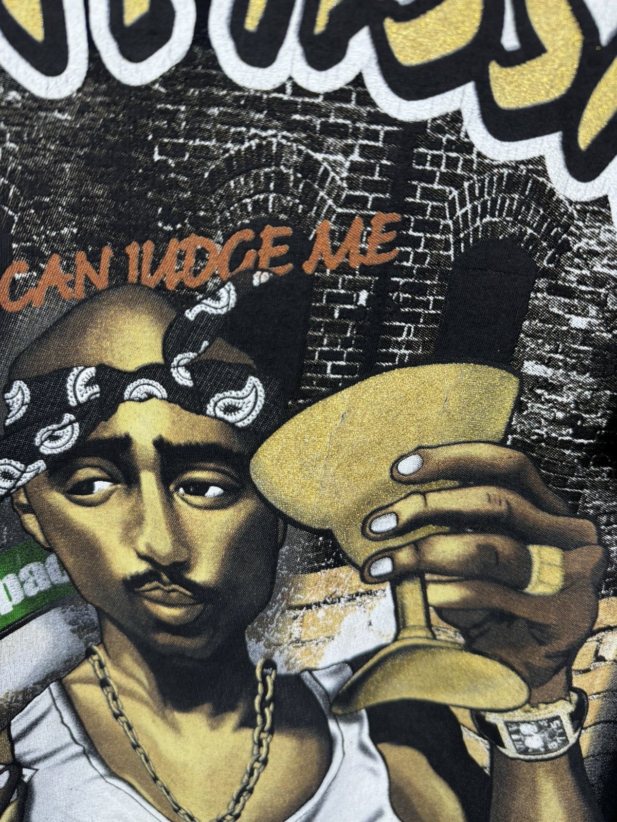 Band Tees Vintage 2Pac Thug Passion Pro Power Super Heavy Tee Size US XXL / EU 58 / 5 - 7 Thumbnail