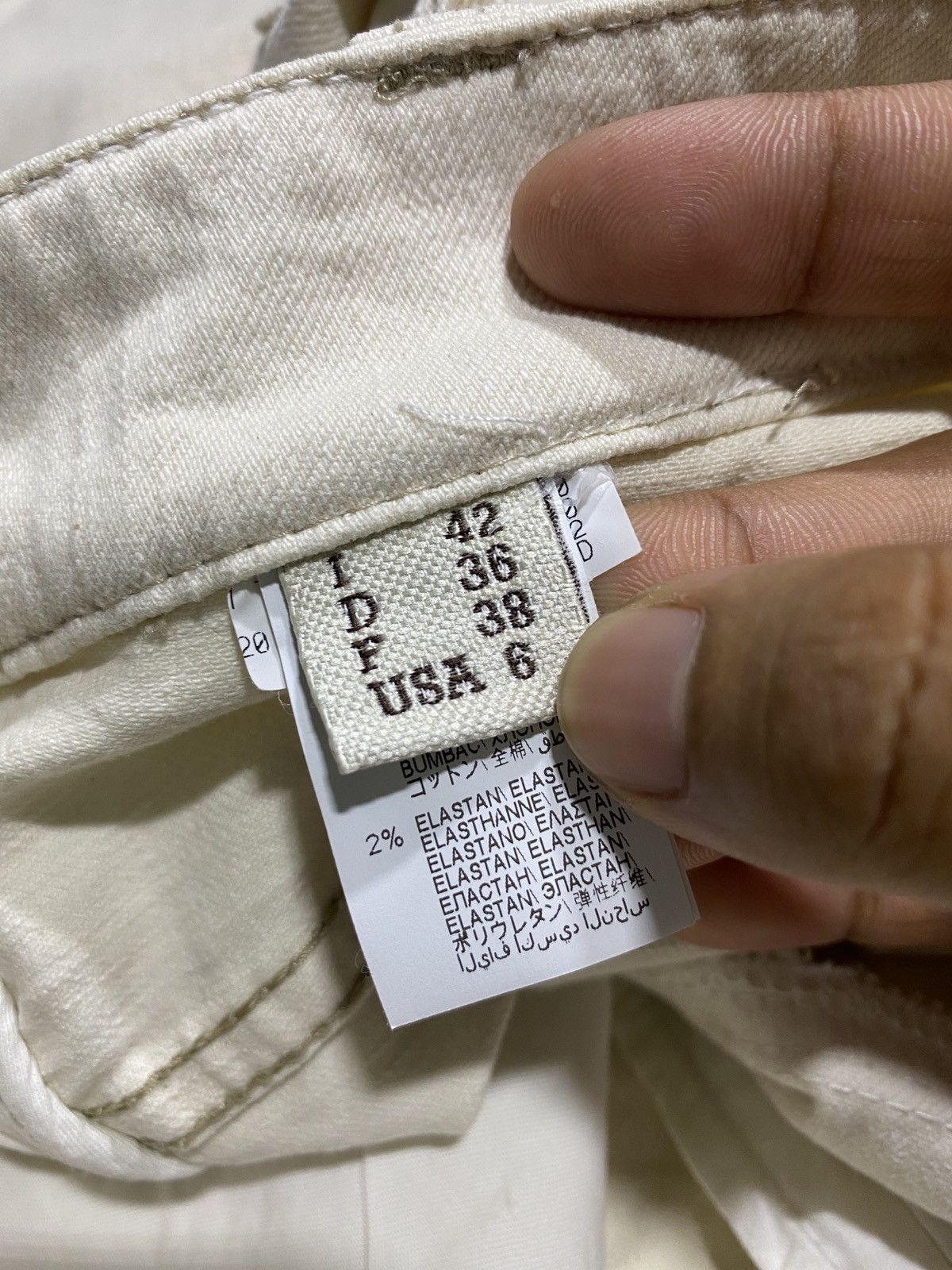 Brunello Cucinelli Dirty White Jeans Size US 32 / EU 48 - 13 Thumbnail