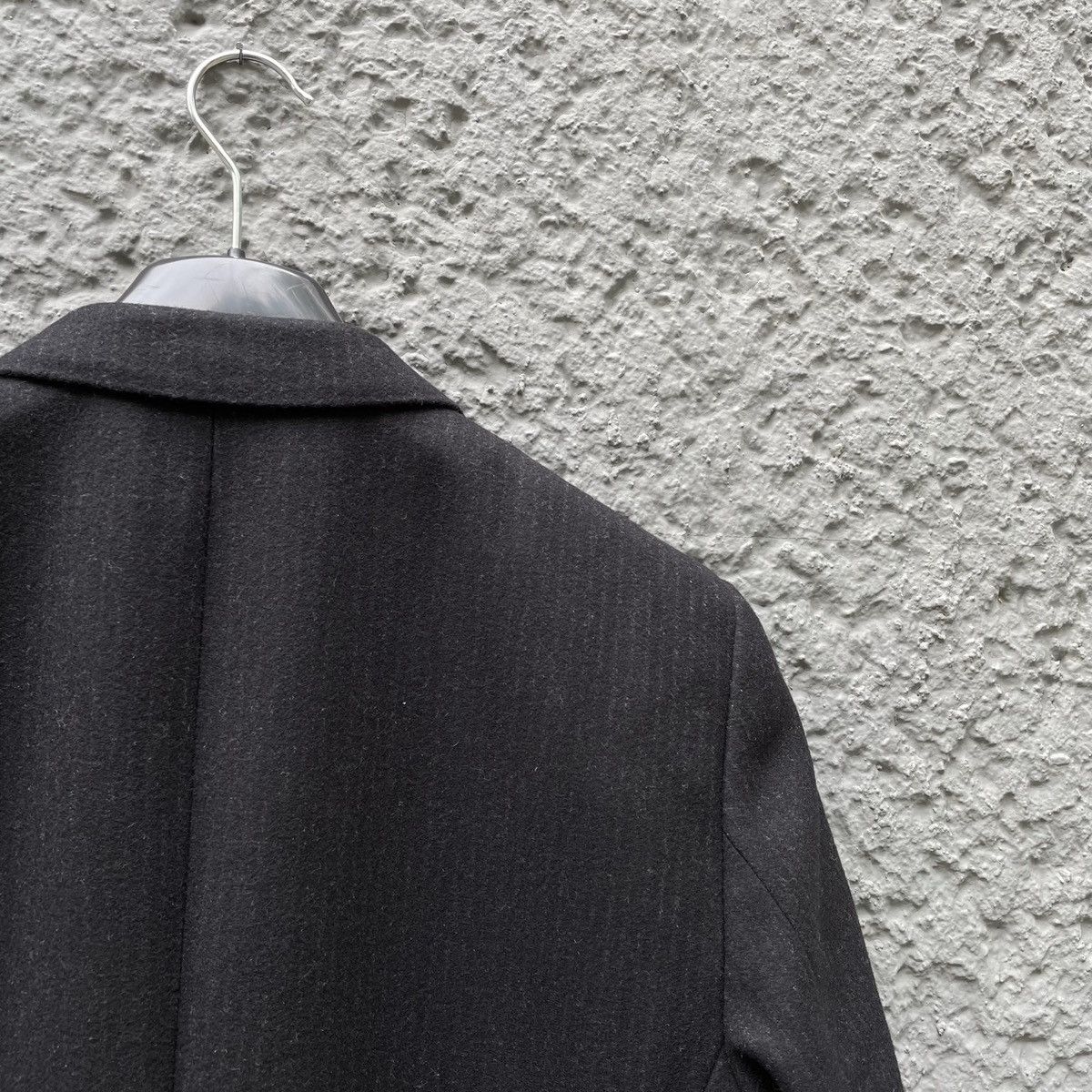 Dior Dior Homme Black Wool Pinstripe Single-Breasted Coat Jacket Size US L / EU 52-54 / 3 - 7 Thumbnail