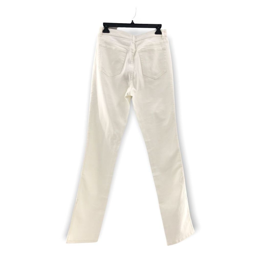 Other Something Navy Nina Denim Pants with Slit in White 6 Size 28" / US 6 / IT 42 - 9 Thumbnail