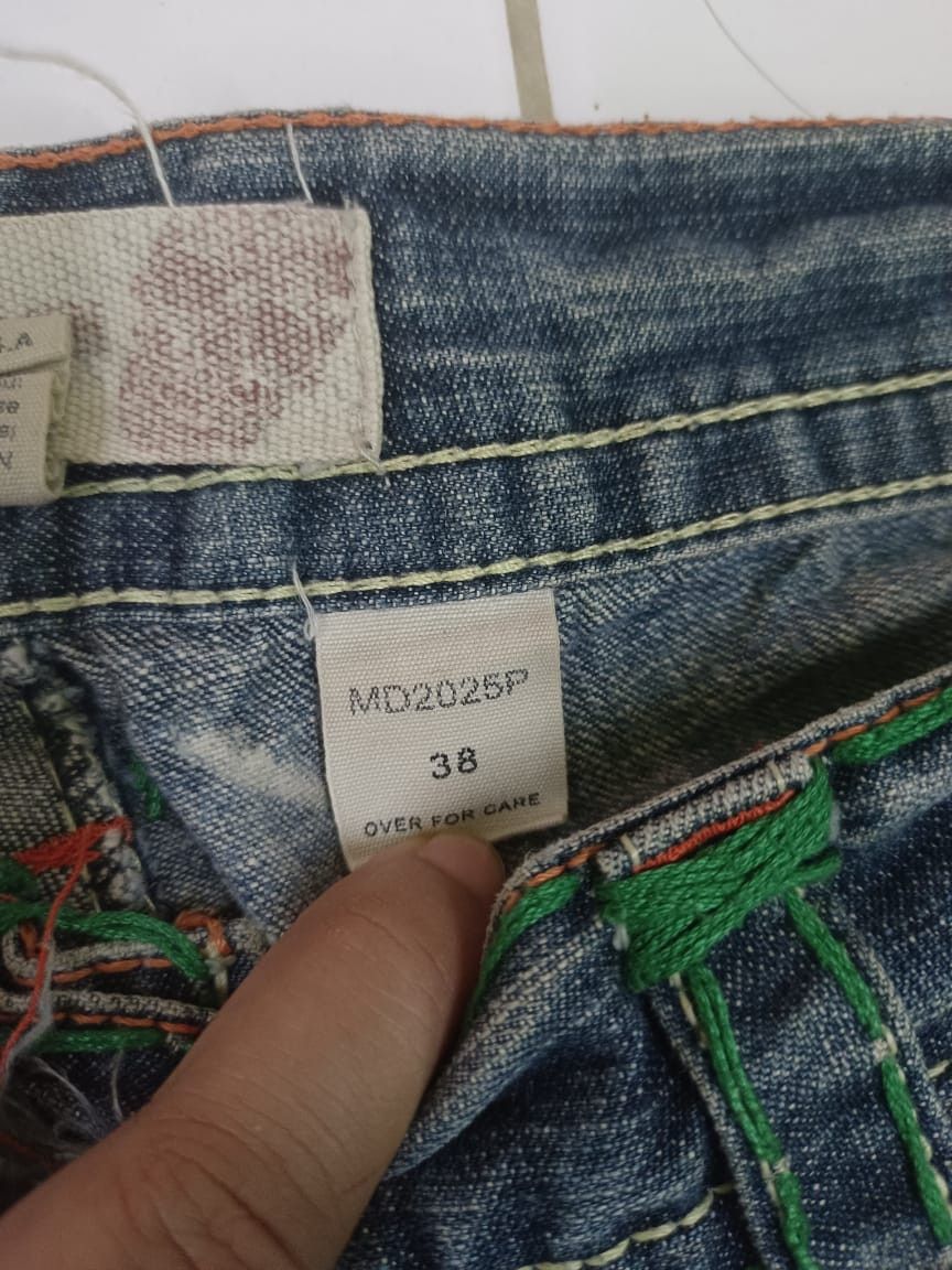 Designer × Vintage Rare Distressed Laguna Beach Skulls Jeans Flare Baggy Size US 30 / EU 46 - 15 Thumbnail