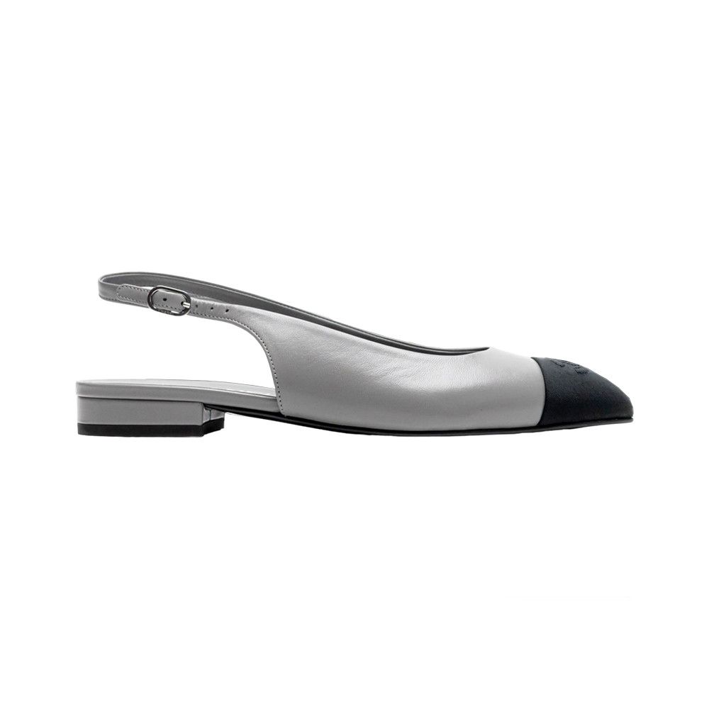 Chanel Chanel 24A Black CC Slingback Pointed Toe Ballet Flat 36c Size US 6 / IT 36 - 3 Thumbnail