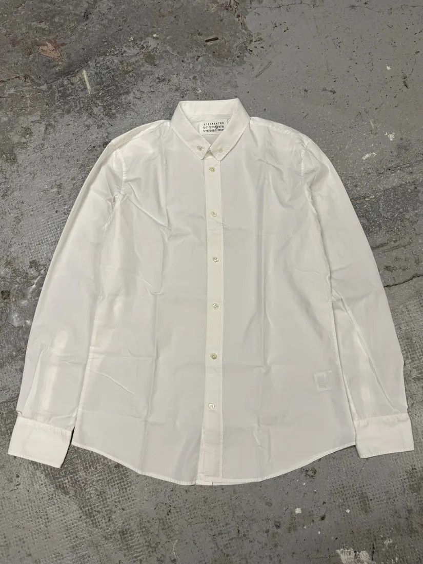 Maison Margiela × Vintage SS2011 Maison Margiela White Signature Shirt Size US M / EU 48-50 / 2 - 1 Thumbnail