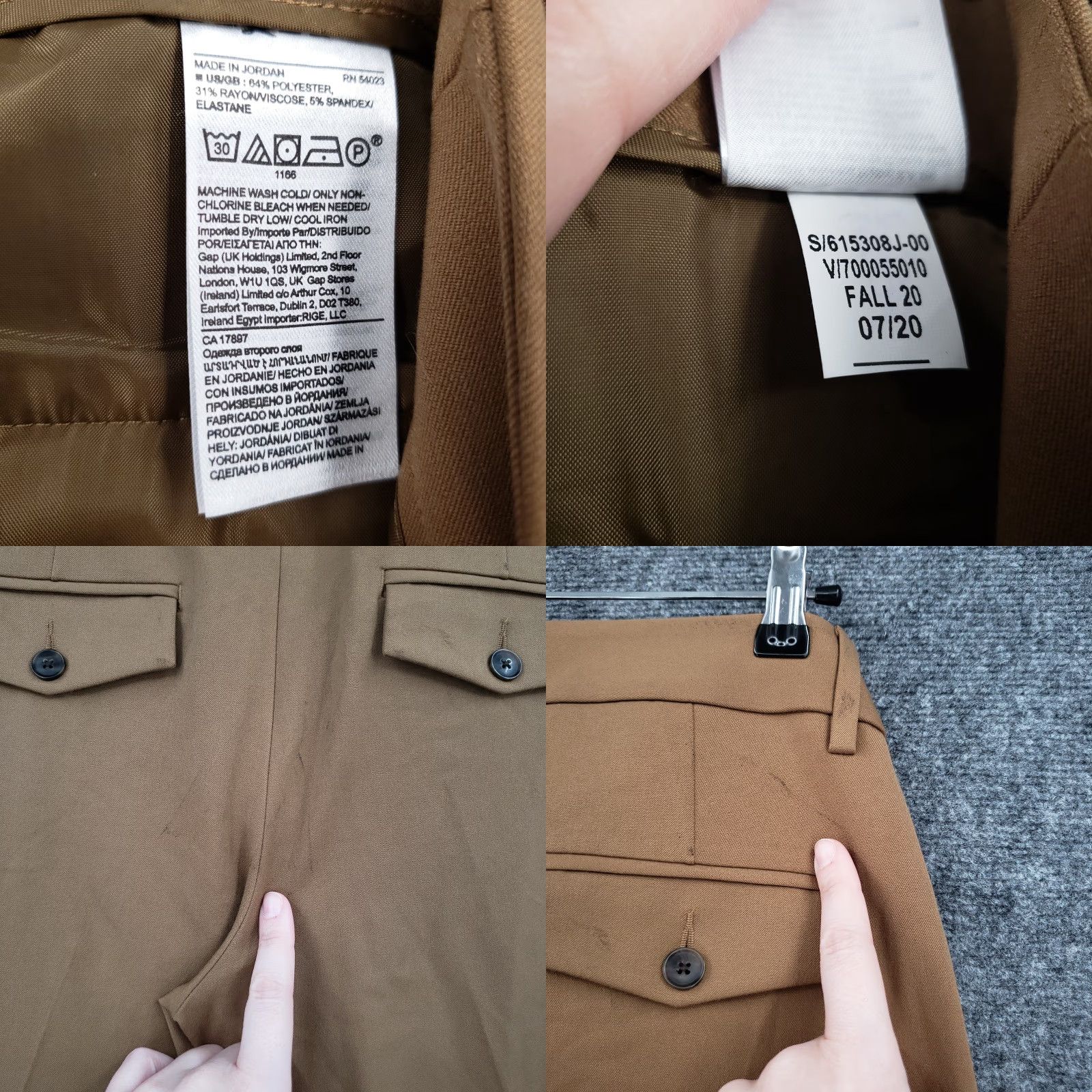 Banana Republic Banana Republic Dress Pants Womens 2 Brown Flat Front Straight Leg Office Front Type: Flat Front Size 26" / US 2 / IT 38 - 9 Thumbnail