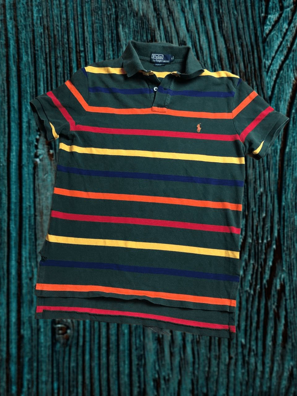 Polo Ralph Lauren Polo Ralph Lauren Men's Polo Shirt Short Sleeve Striped Size US M / EU 48-50 / 2 - 1 Thumbnail