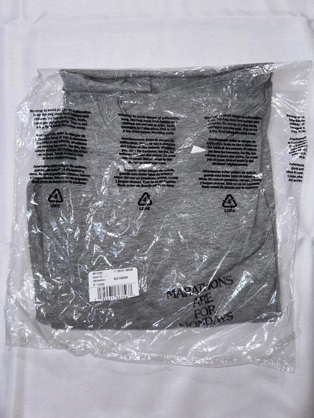 Nike Nike Men’s Dri-Fit "Marathon Are For Mondays" Cotton Nike Racing T-Shirt Size US XL / EU 56 / 4 - 9 Thumbnail