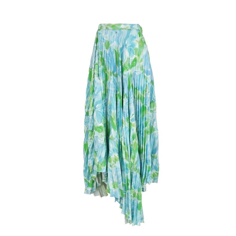 Balenciaga Contrast pleated skirt