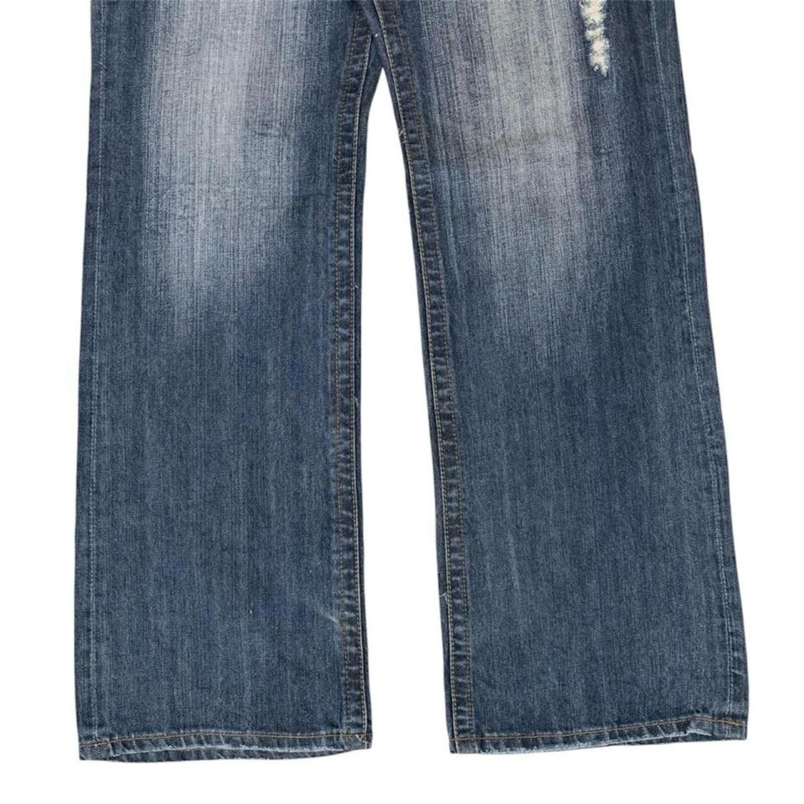 Other Y2K Take Two leather work bootcut style denim jeans Size US 31 - 5 Thumbnail
