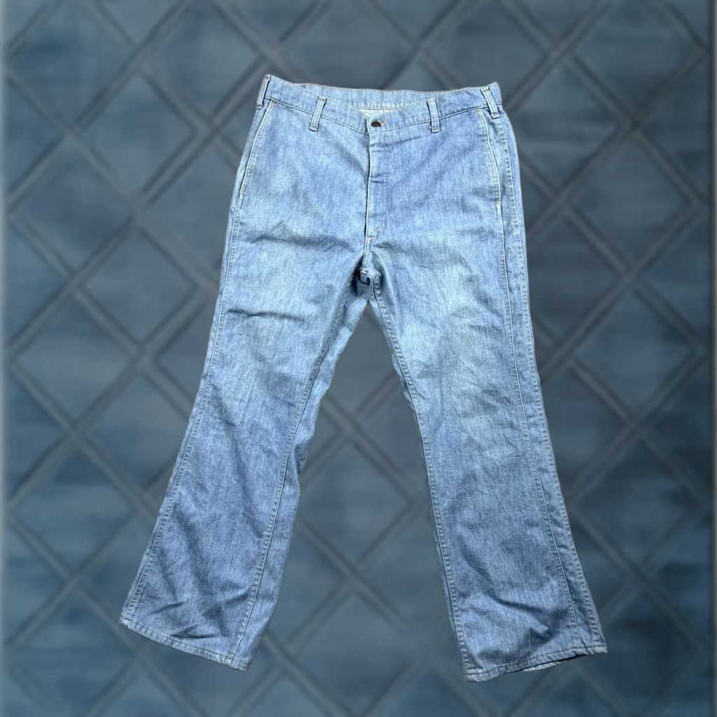 Levi's VINTAGE Levi’s Men's Jeans ORANGE TAB Regular Fit Flat Front Light Denim 38x30 Pants Blue Regular 90s Mens Size US 38 / EU 54 - 1 Thumbnail