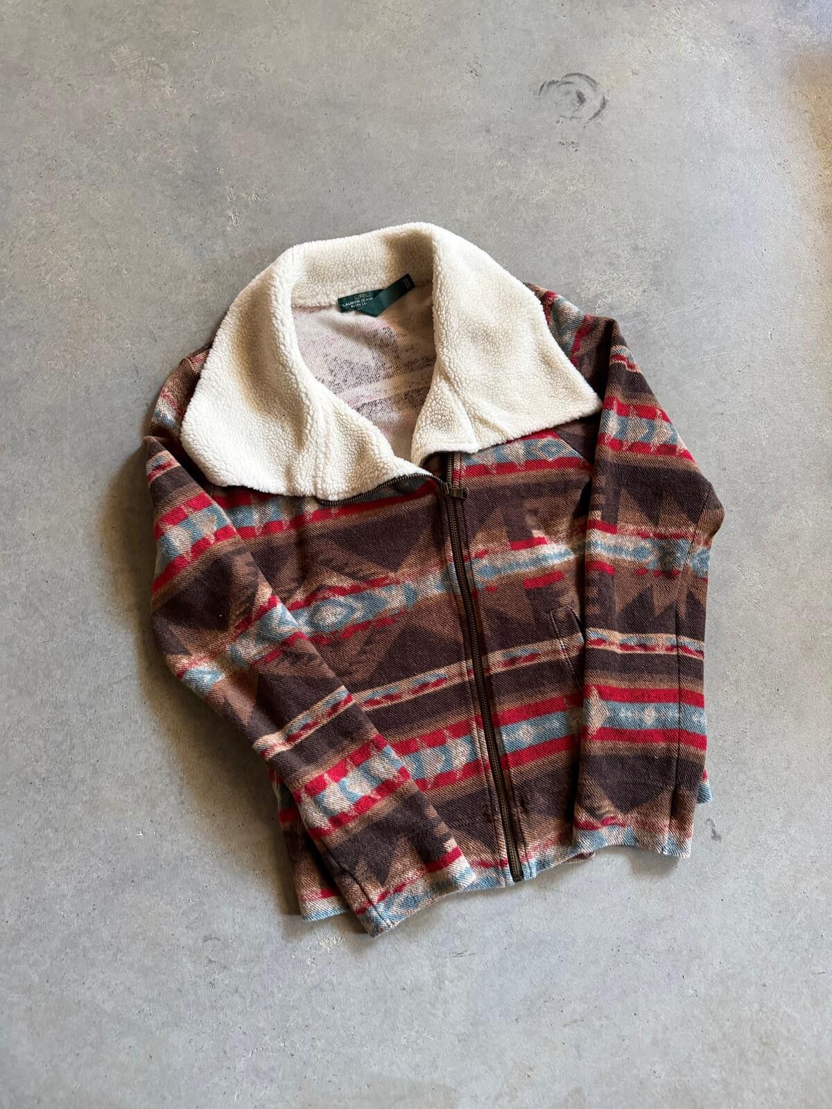 Lauren Ralph Lauren Lauren Ralph Lauren Southwestern Native Zip Jacket Sz L Size L / US 10 / IT 46 - 2 Thumbnail