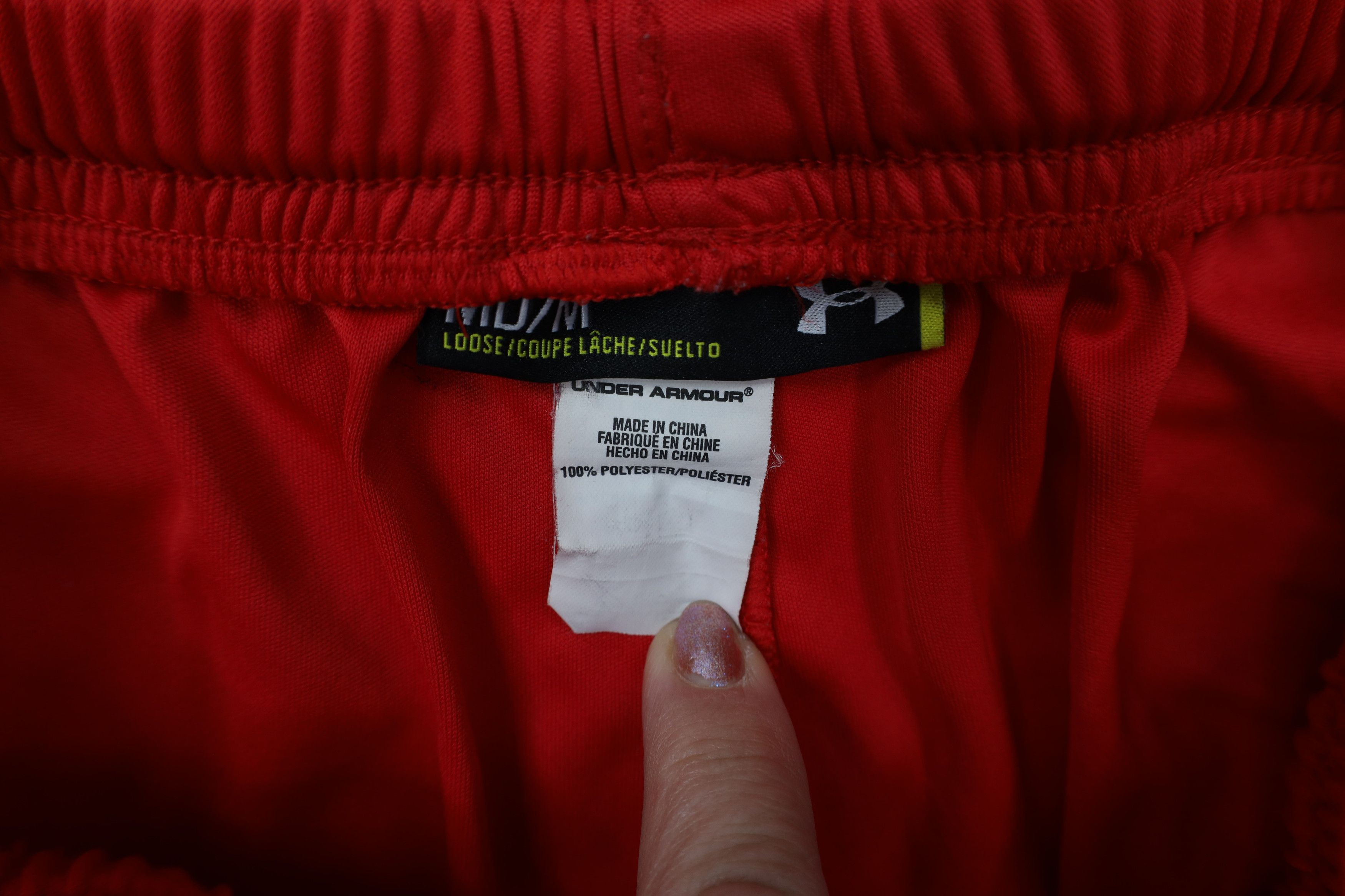 Under Armour Under Armour Color Block Gym Training Basketball Shorts Red Size US 32 / EU 48 - 6 Thumbnail