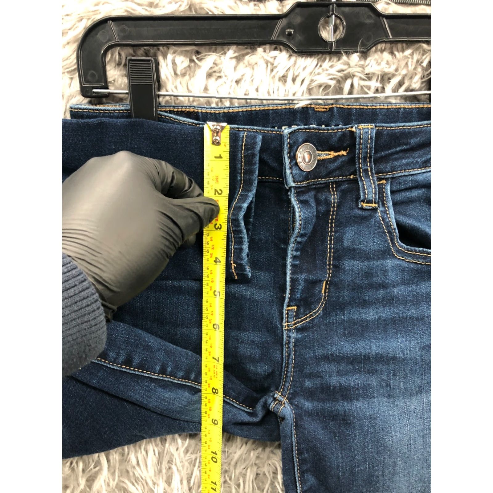 American Eagle Outfitters American Eagle Outfitters Jegging Size 0 Short Womens Medium Wash Blue Denim 5-Pocket Modern Jeans Adults Womens Size 25" / US 0 / IT 36 - 4 Thumbnail