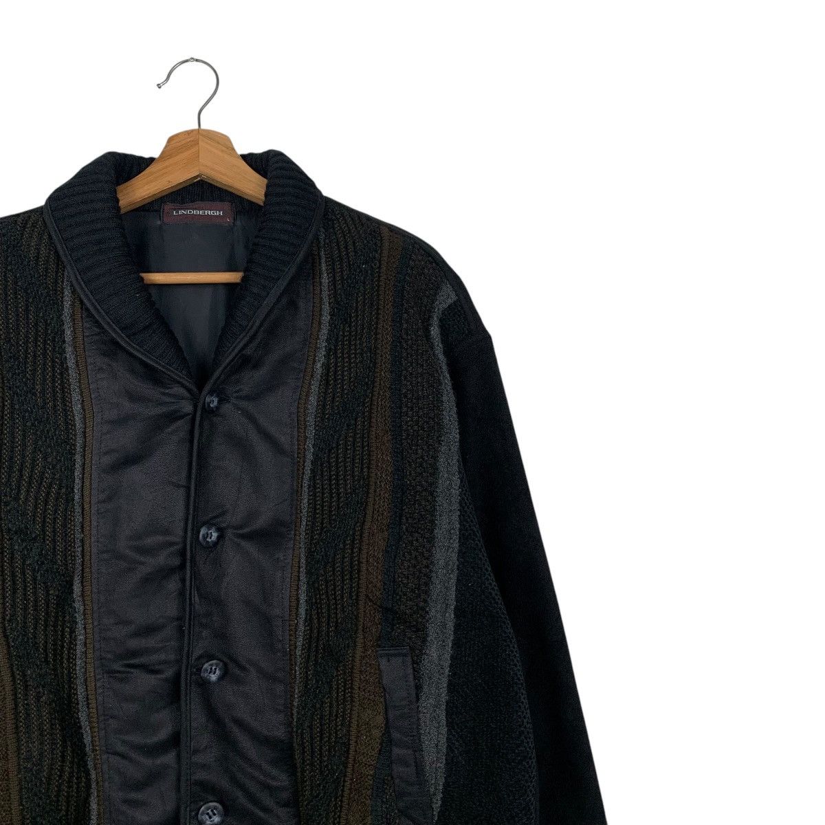 Japanese Brand LINDBERGH Hybrid Button Casual Jacket #2113-C92 Size US L / EU 52-54 / 3 - 5 Thumbnail