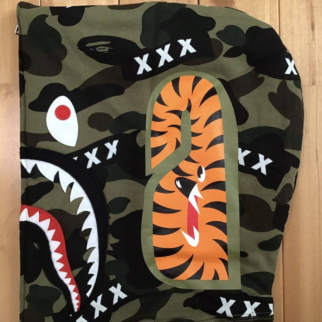 Bape BAPE × GOD SELECTION XXX Shark Full Zip Hoodie a bathing ape Size US L / EU 52-54 / 3 - 5 Thumbnail