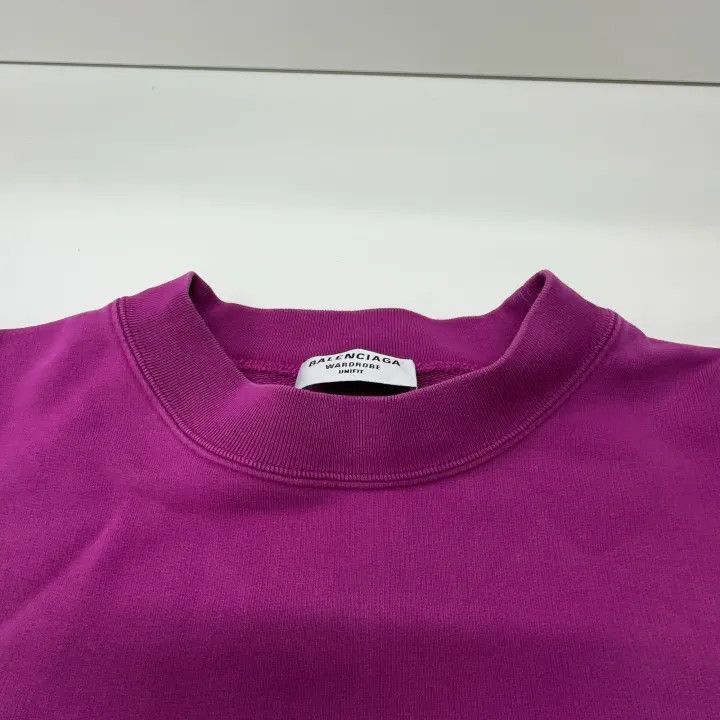 Balenciaga Balenciaga Logo Print Pullover Sweatshirt 0079-2507 Size S / US 4 / IT 40 - 3 Thumbnail