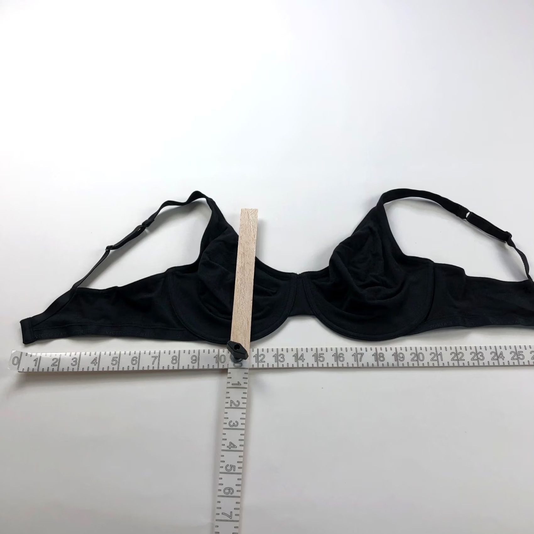 Victoria's Secret Victoria's Secret Bra 40DD Cotton Underwire Unlined Black HS? Size ONE SIZE - 5 Thumbnail