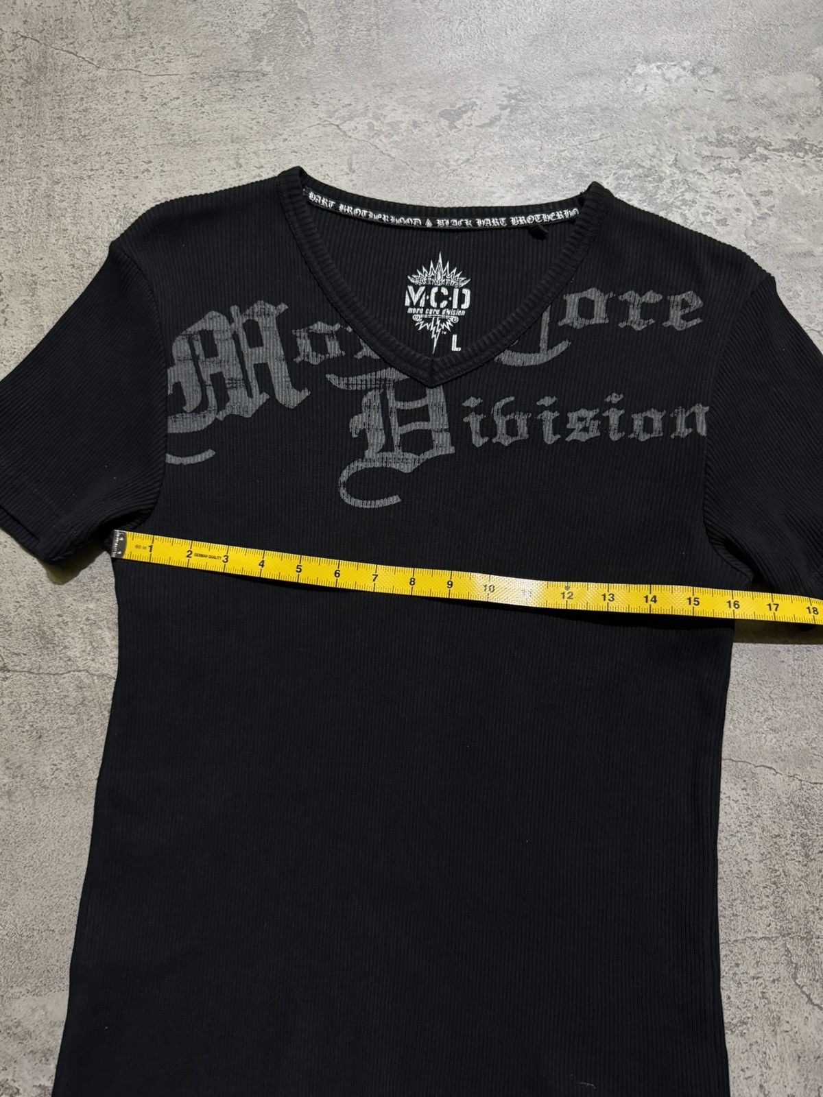 Japanese Brand Y2k M.C.D IFSIXWASNINE POEM VNECK KNIT TSHIRT Size US M / EU 48-50 / 2 - 10 Thumbnail