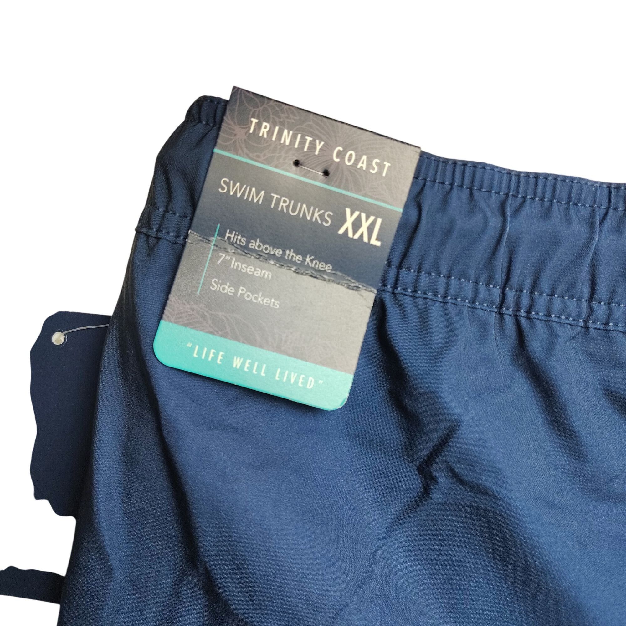 Other Trinity Coast Mens XXL Blue Swim Trunks with Side Pockets an Size US 42 / EU 58 - 2 Thumbnail