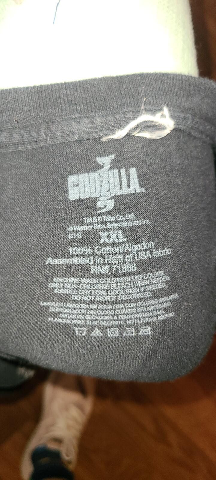 Other Godzilla Graphic Black Cotton T-Shirt XXL Size ONE SIZE - 2 Thumbnail