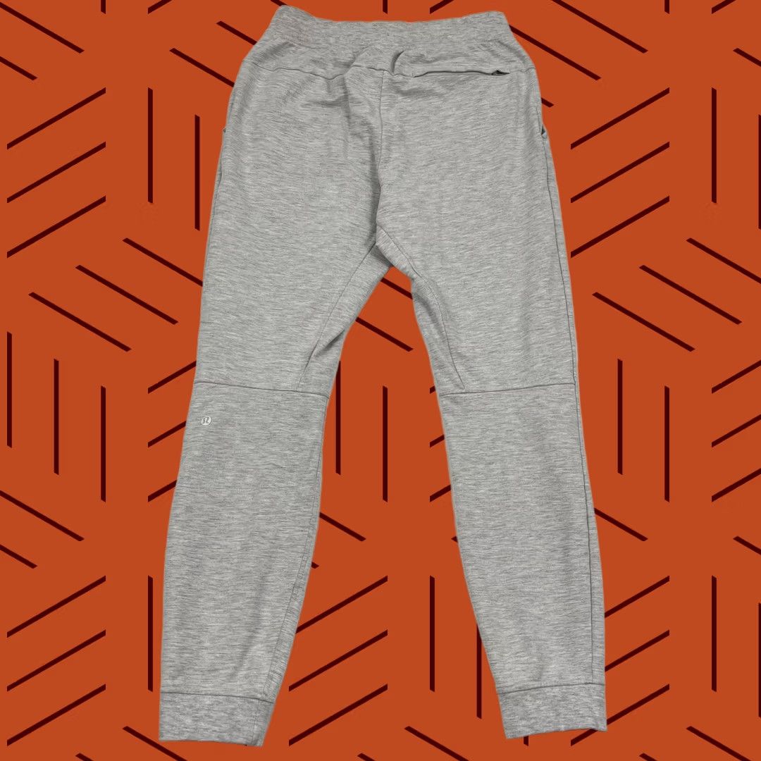 Lululemon Lululemon City Sweat Joggers Mens S Gray 27" Athletic Regular Tapered Pants City Pattern Sponsors? Size US 29 - 1 Thumbnail