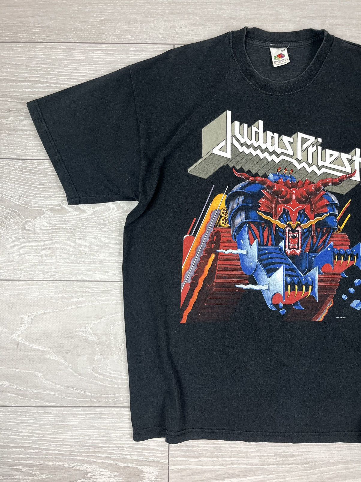 Band Tees Judas Priest 2004 Band Tee Vintage Black T Shirt Size US XL / EU 56 / 4 - 4 Thumbnail
