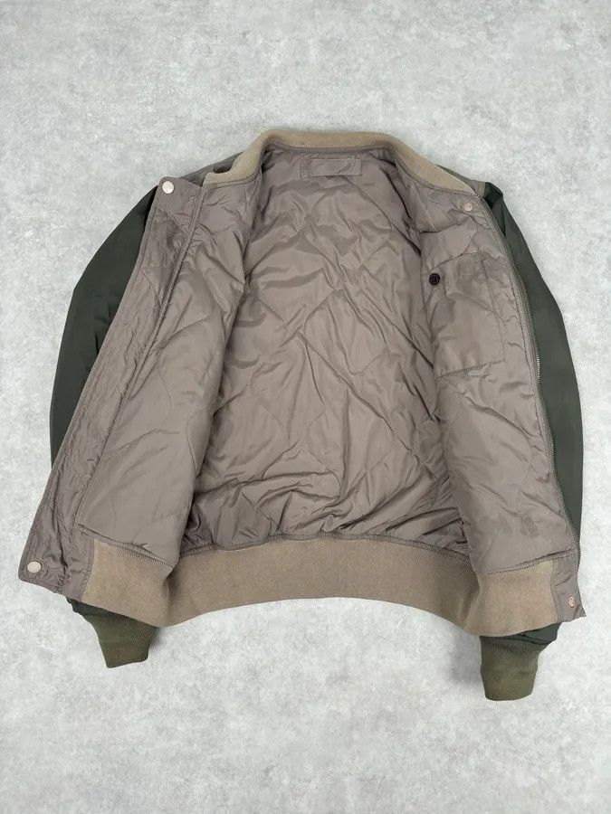 Marc Jacobs Marc Jacobs Reversible Beige Nylon Quilted Bomber Jacket Size US S / EU 44-46 / 1 - 13 Thumbnail