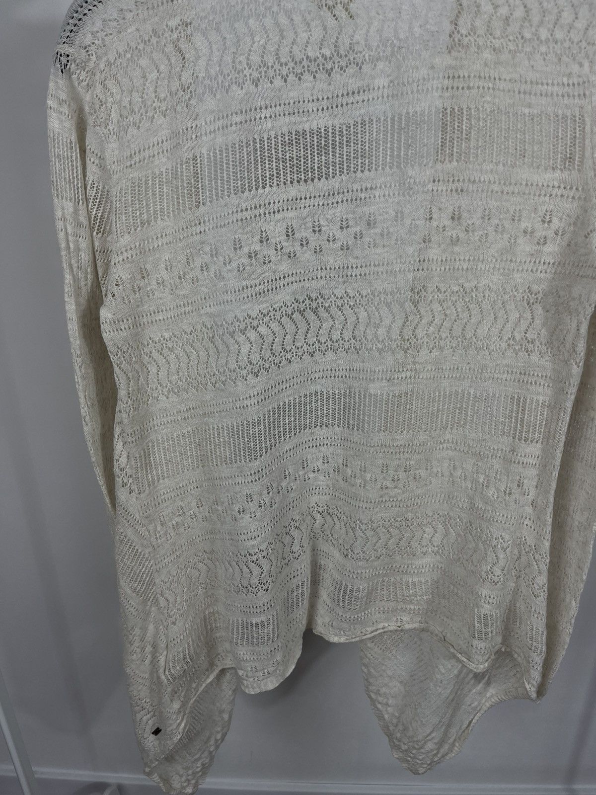 Denim & Supply Ralph Lauren Ralph Lauren Denim & Supply Lace Knit Cardigan Cream M Size M / US 6-8 / IT 42-44 - 12 Thumbnail