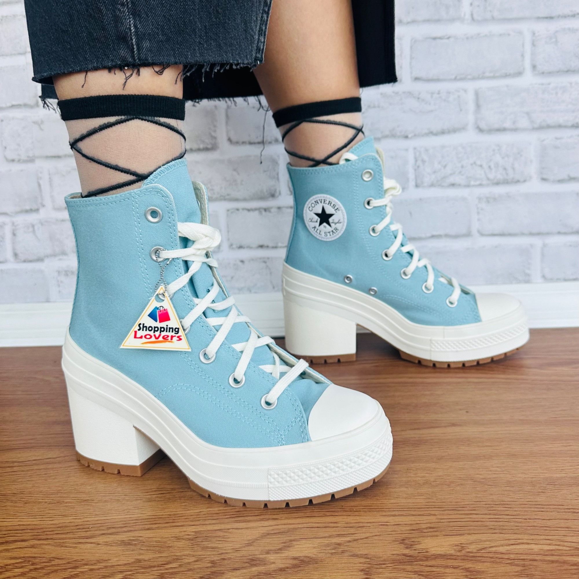Converse Chuck 70 DE LUXE HEEL HI Platform 7.5 WOMEN Boots S