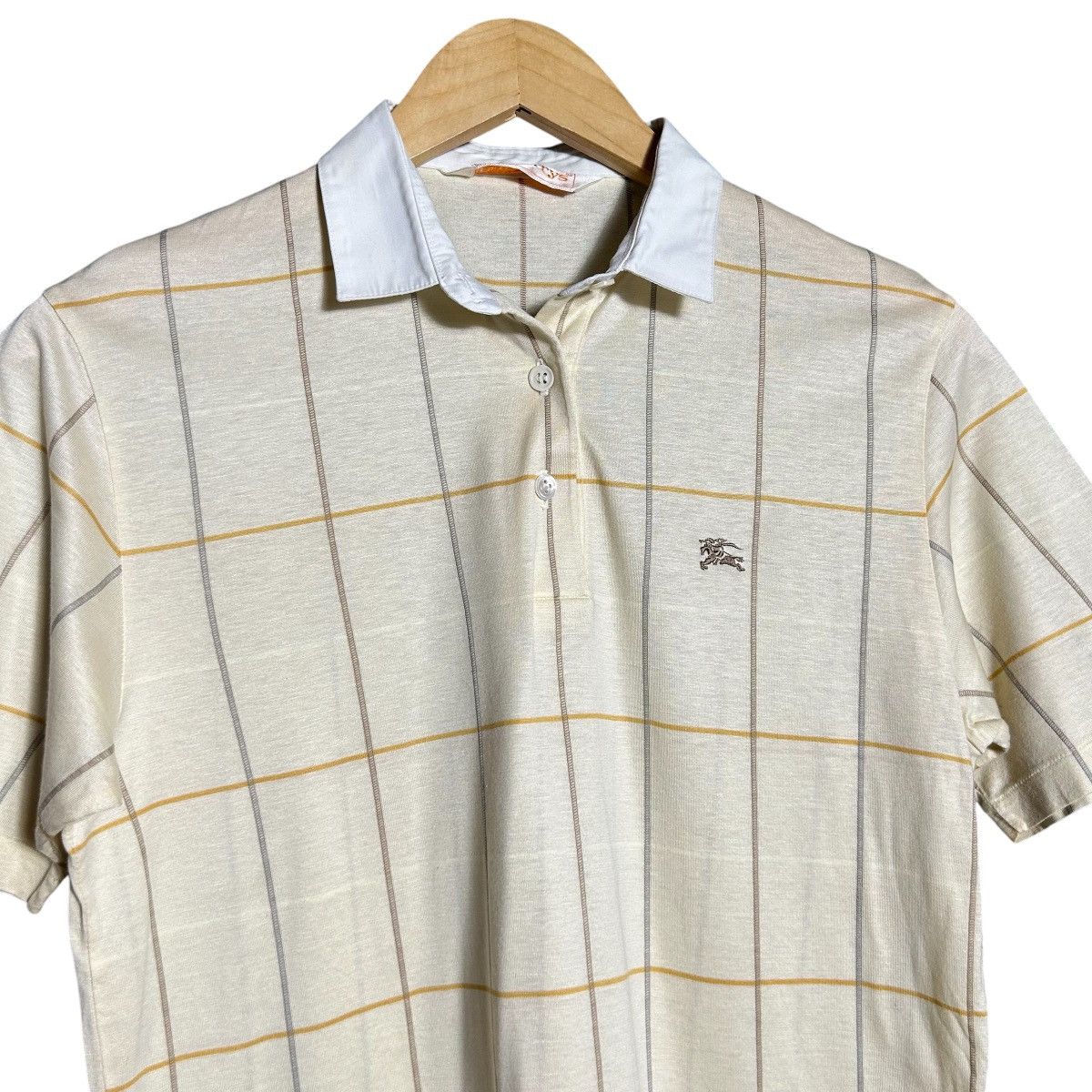 Burberry × Vintage Vintage Burberrys Nova Check Polo Shirt Size S / US 4 / IT 40 - 3 Thumbnail