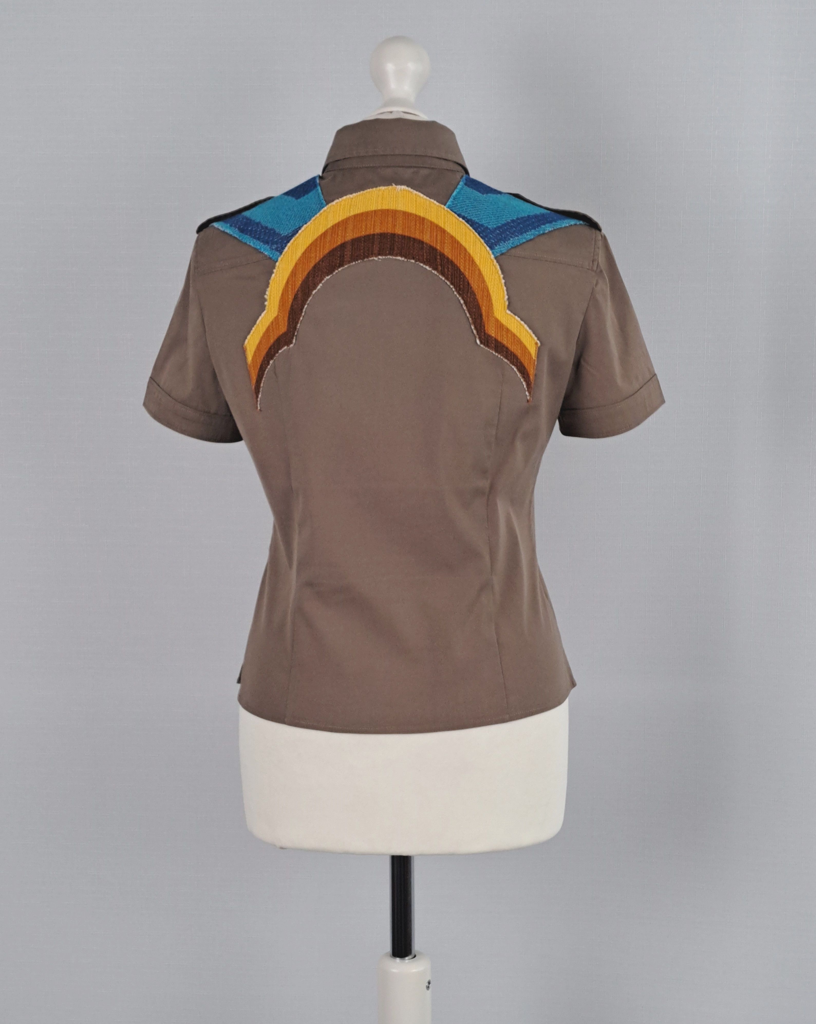 Miu Miu MIU MIU vintage short sleeve button up shirt. Size 42IT Size M / US 6-8 / IT 42-44 - 3 Thumbnail