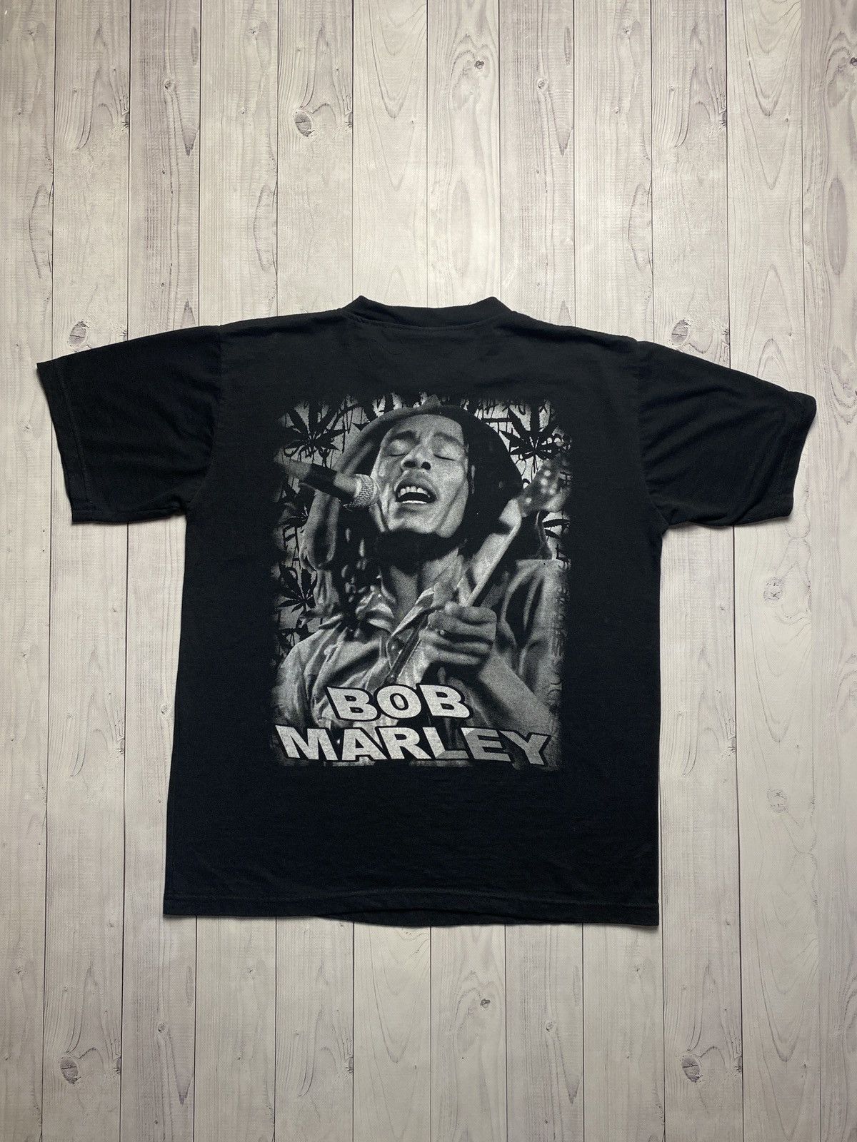 Vintage Vintage Bob Marley Tee big logo Size US M / EU 48-50 / 2 - 2 Thumbnail