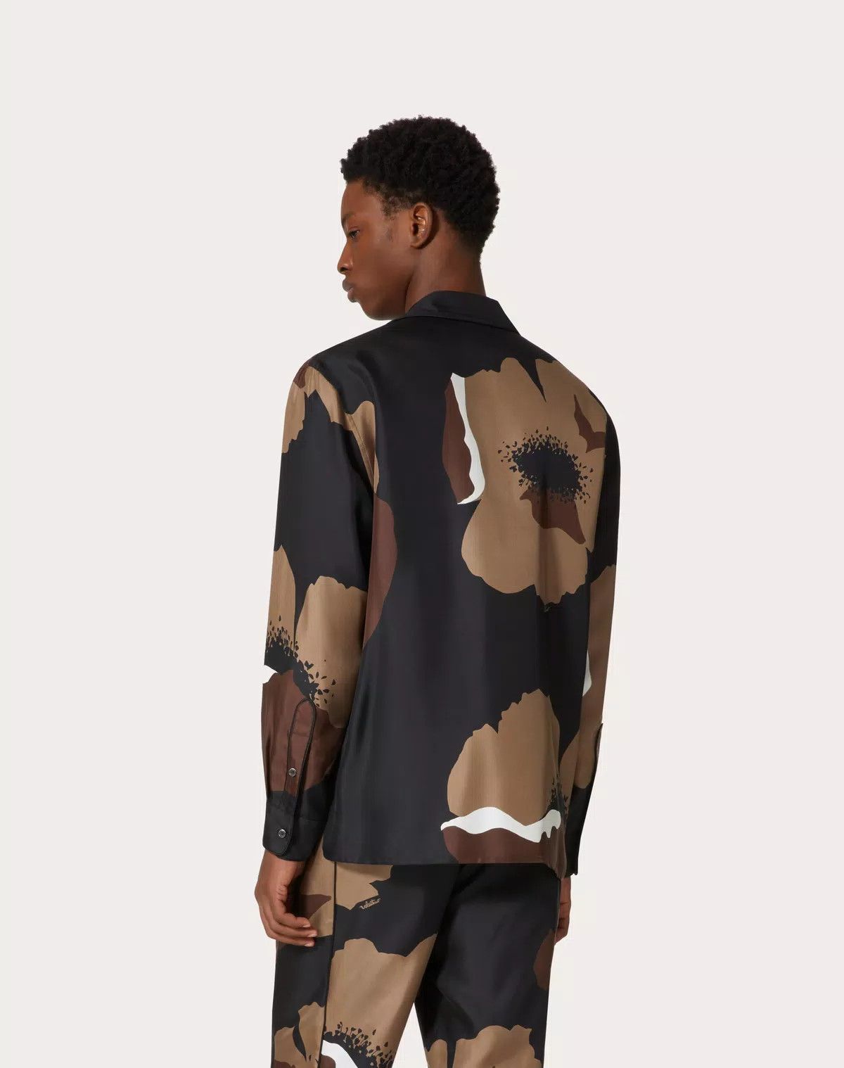 Valentino oc11z0725 Silk Twill Pyjama Shirt in Multicolor Size US S / EU 44-46 / 1 - 5 Thumbnail