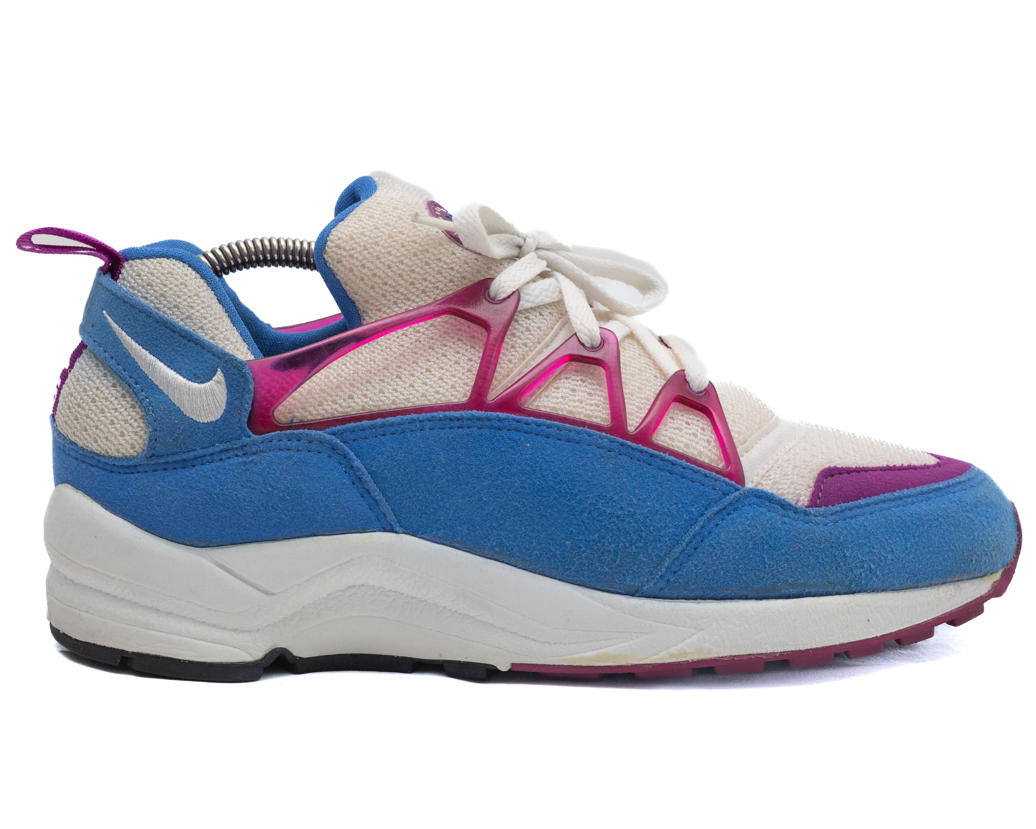 Nike NIKE AIR OG Huarache Light Blue Crystal/Red Plum 90s Size US 9.5 / IT 39.5 - 4 Thumbnail