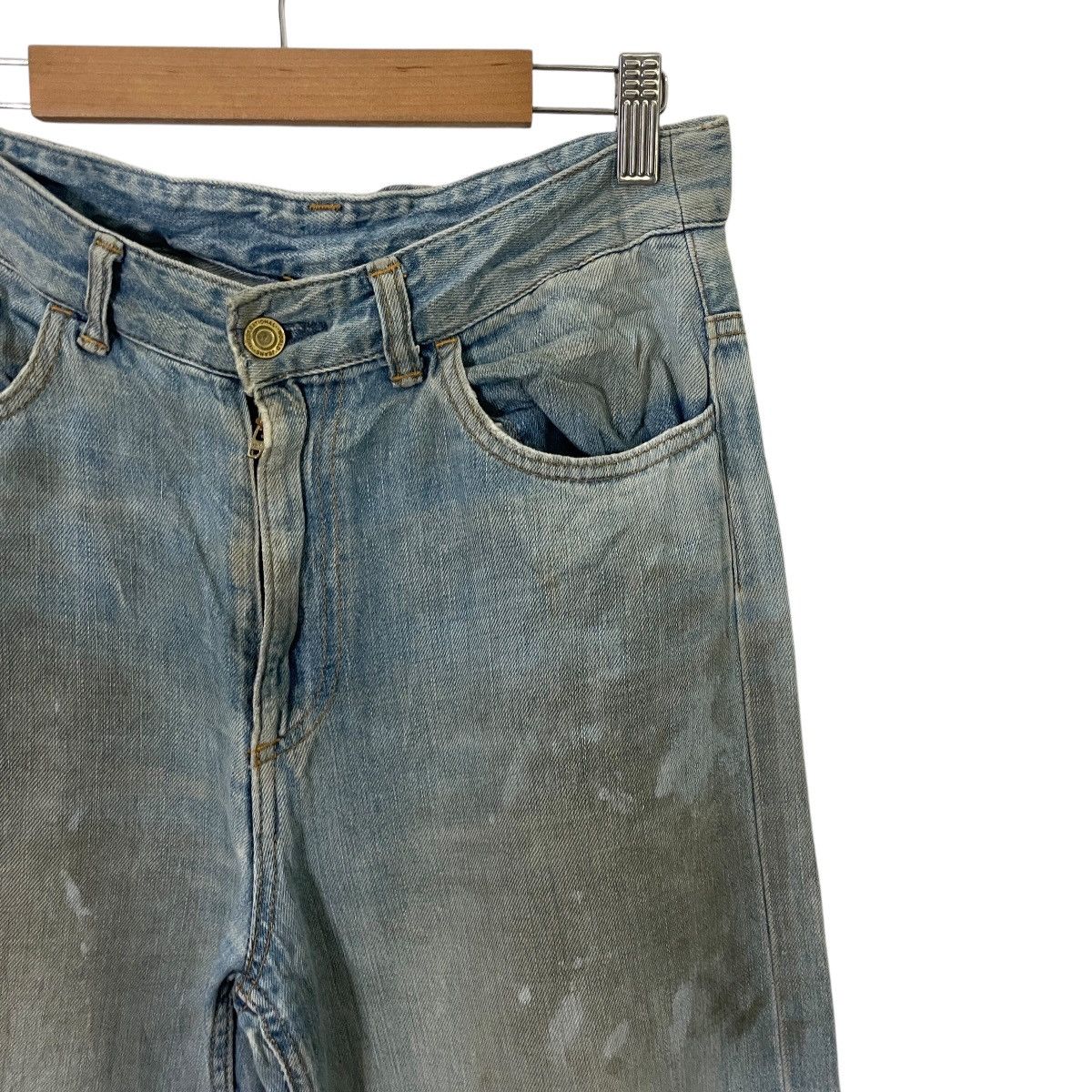 Japanese Brand Vintage Japanese Designer Distressed Buckle Denim Size US 30 / EU 46 - 4 Thumbnail