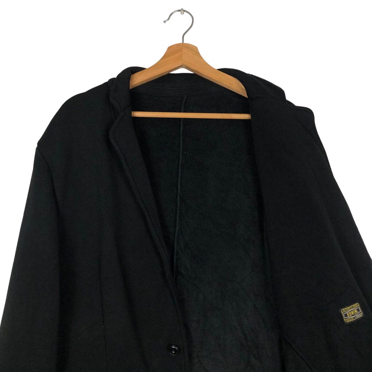 Japanese Brand 🔥Vintage Chore Work Jacket Edwin Rich Black Size US L / EU 52-54 / 3 - 12 Thumbnail