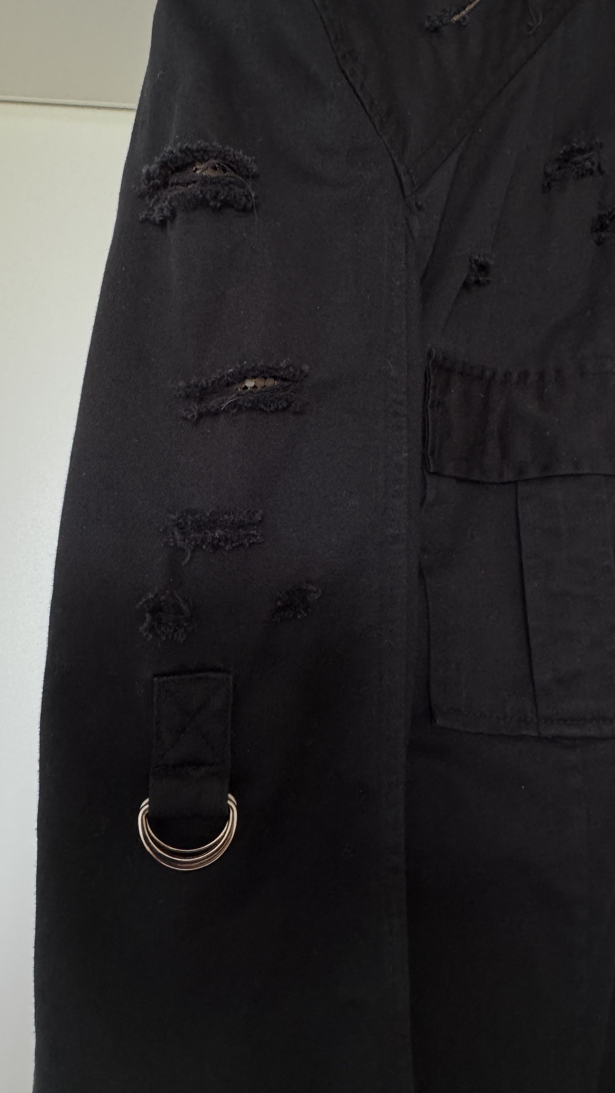Balmain Rare 2011 Balmain distressed chain mall shirt Size M / US 6-8 / IT 42-44 - 7 Thumbnail